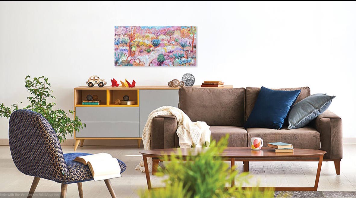 Pink Rocks And Saltbush Room View