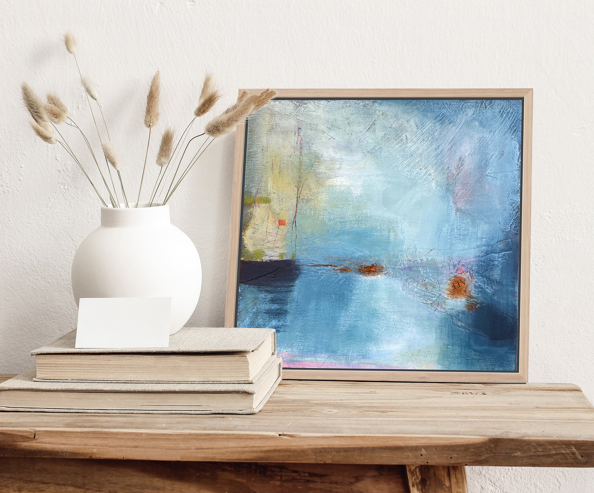 Ripple Styled On Weathered Shelf