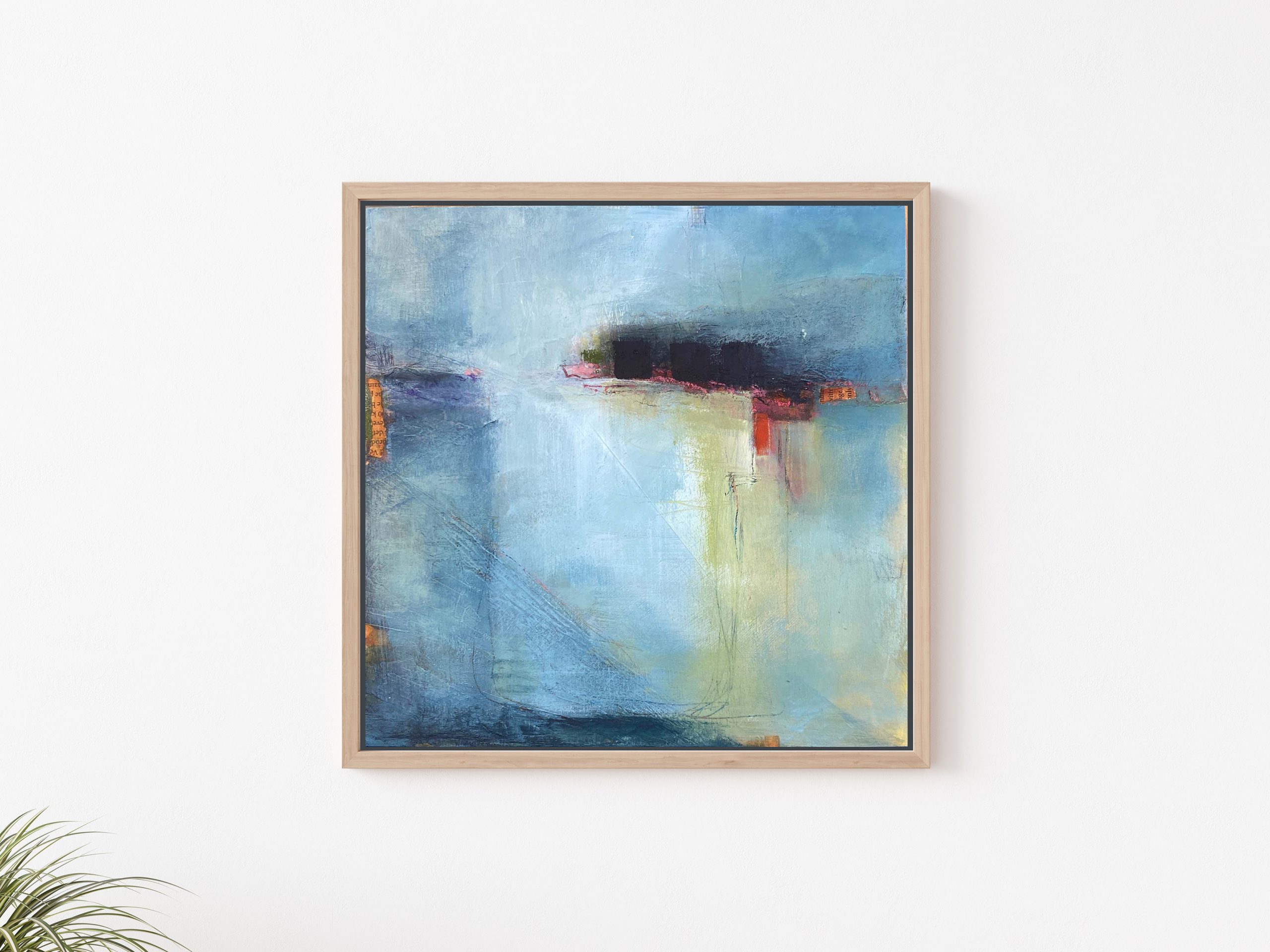 Warehouses On White Wall