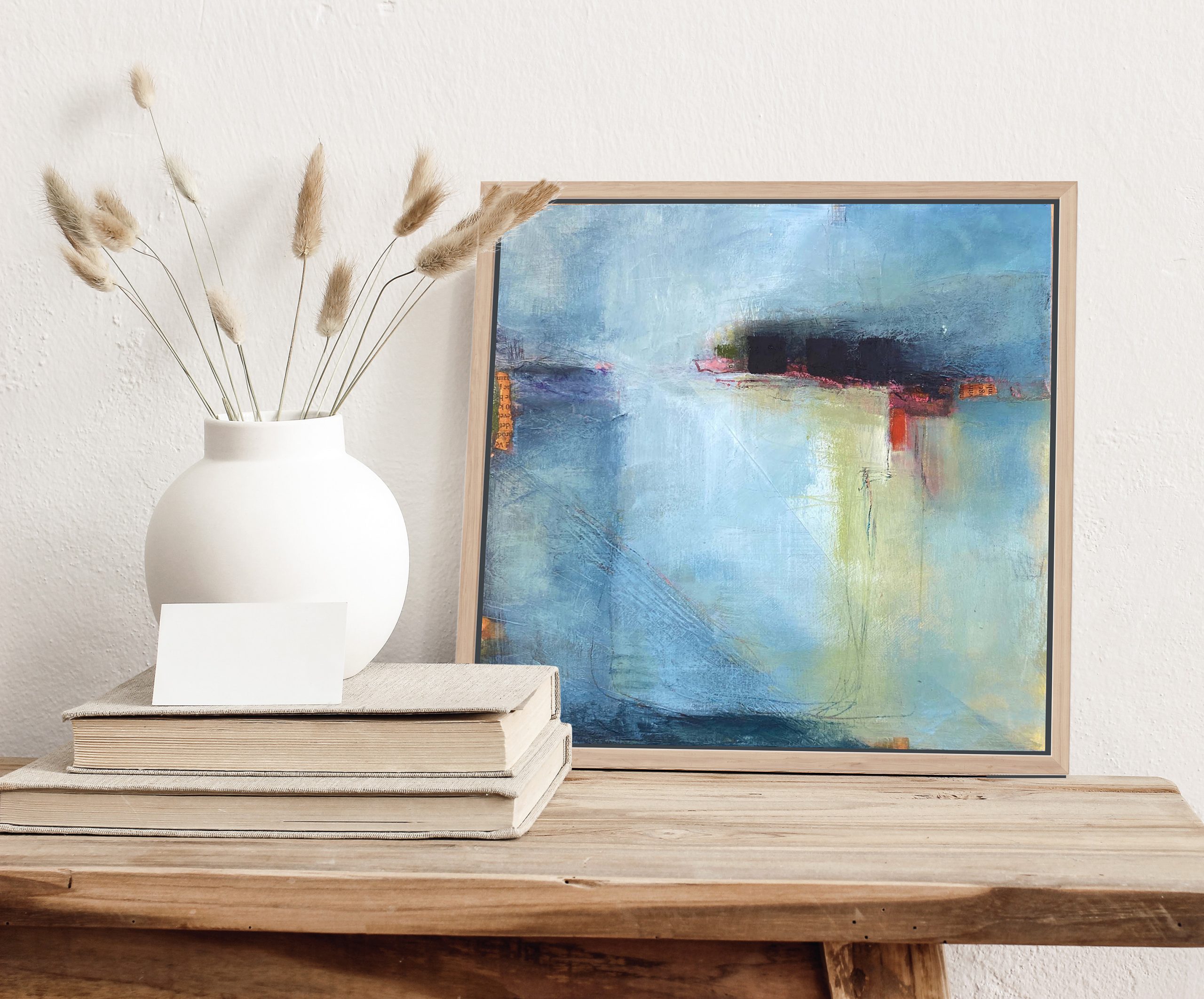 Warehouses On Weathered Shelf