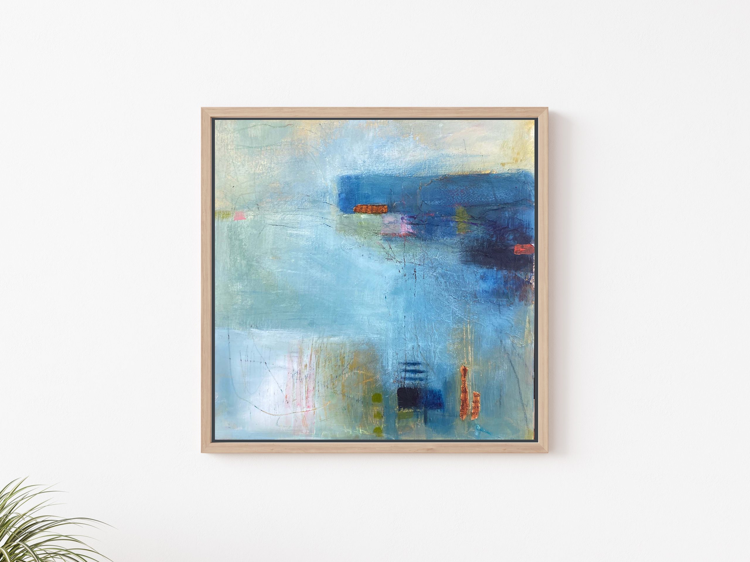 Shipping Lanes On White Wall