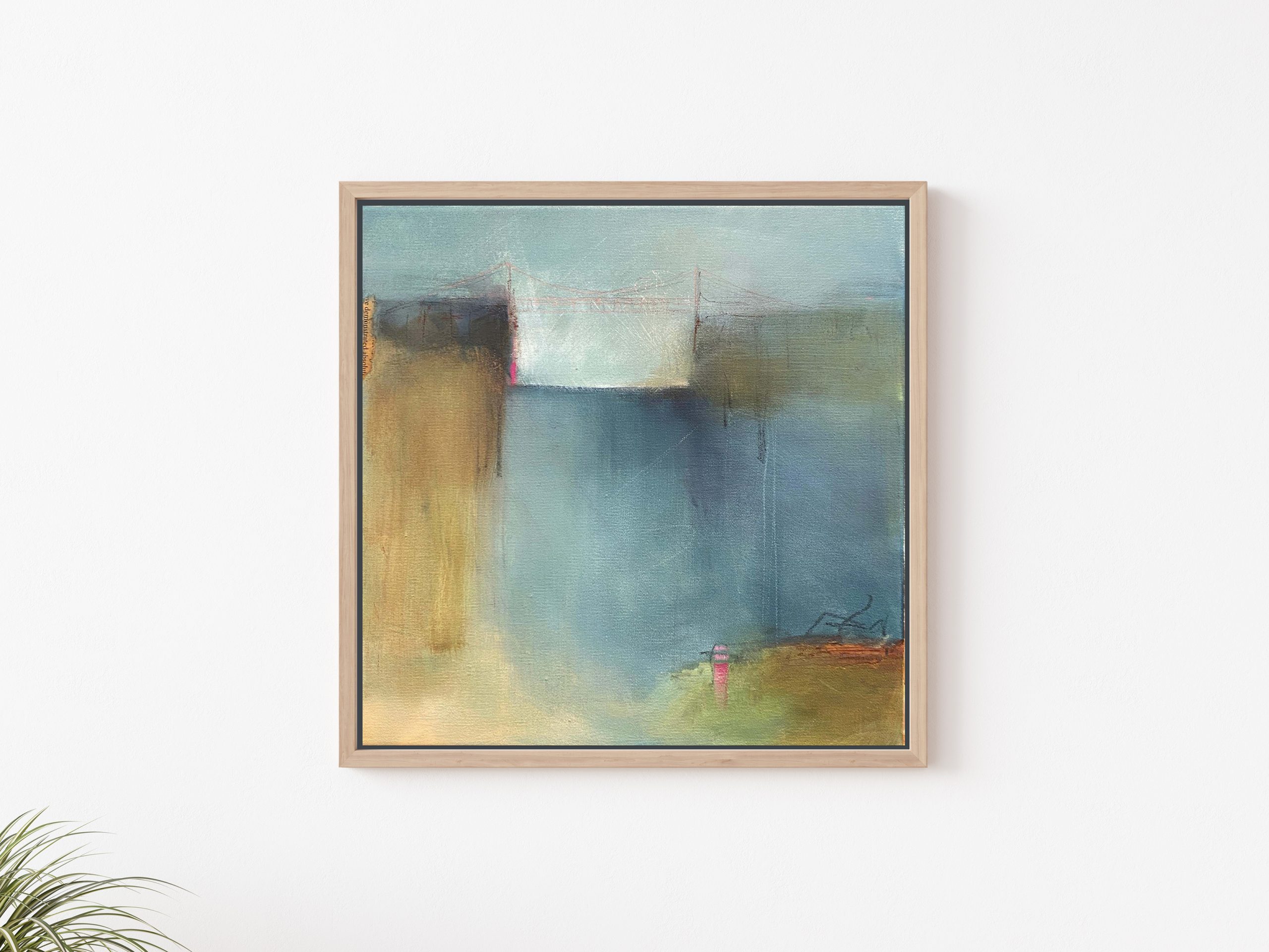 In Suspense On White Wall