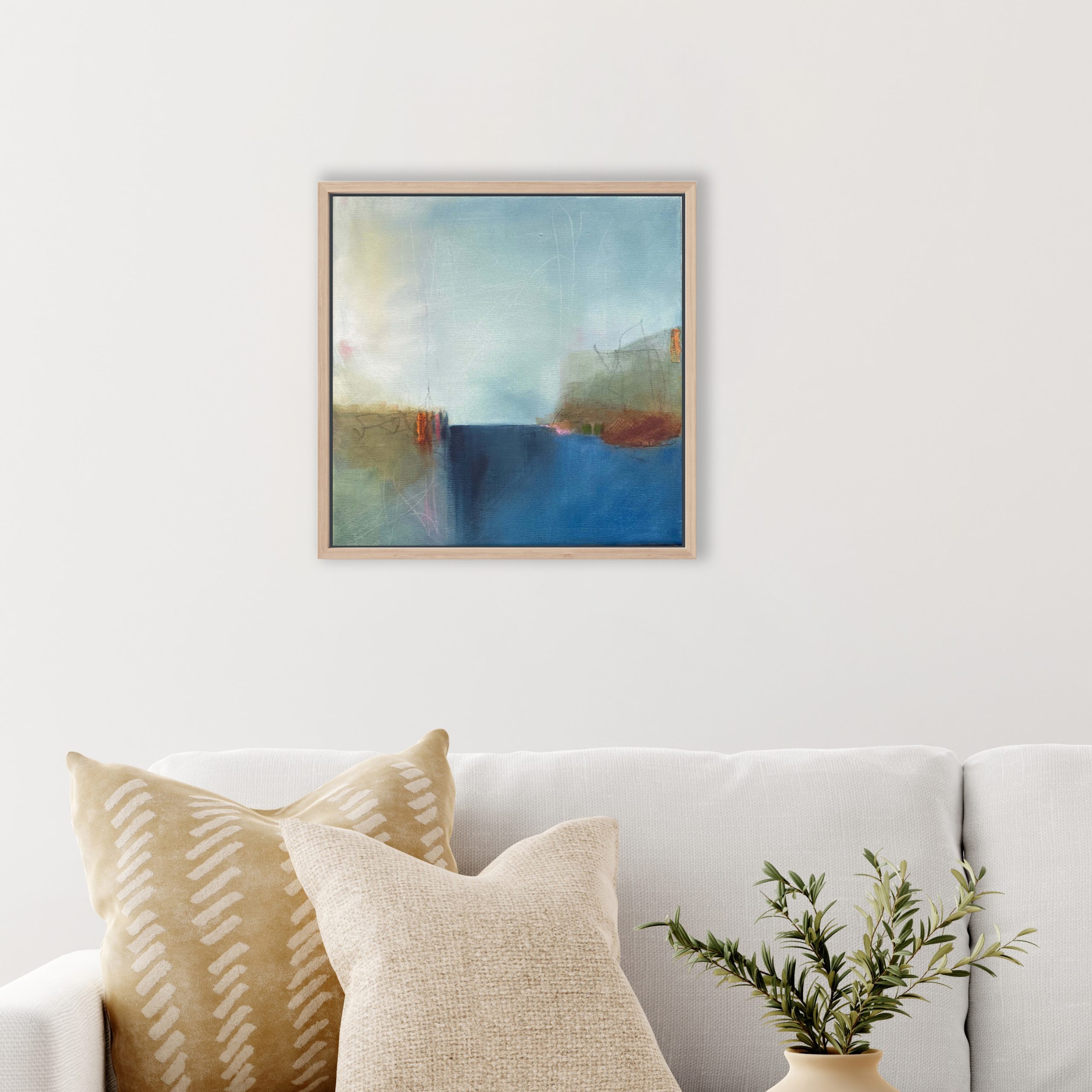 Out To Sea Styled With White Sofa