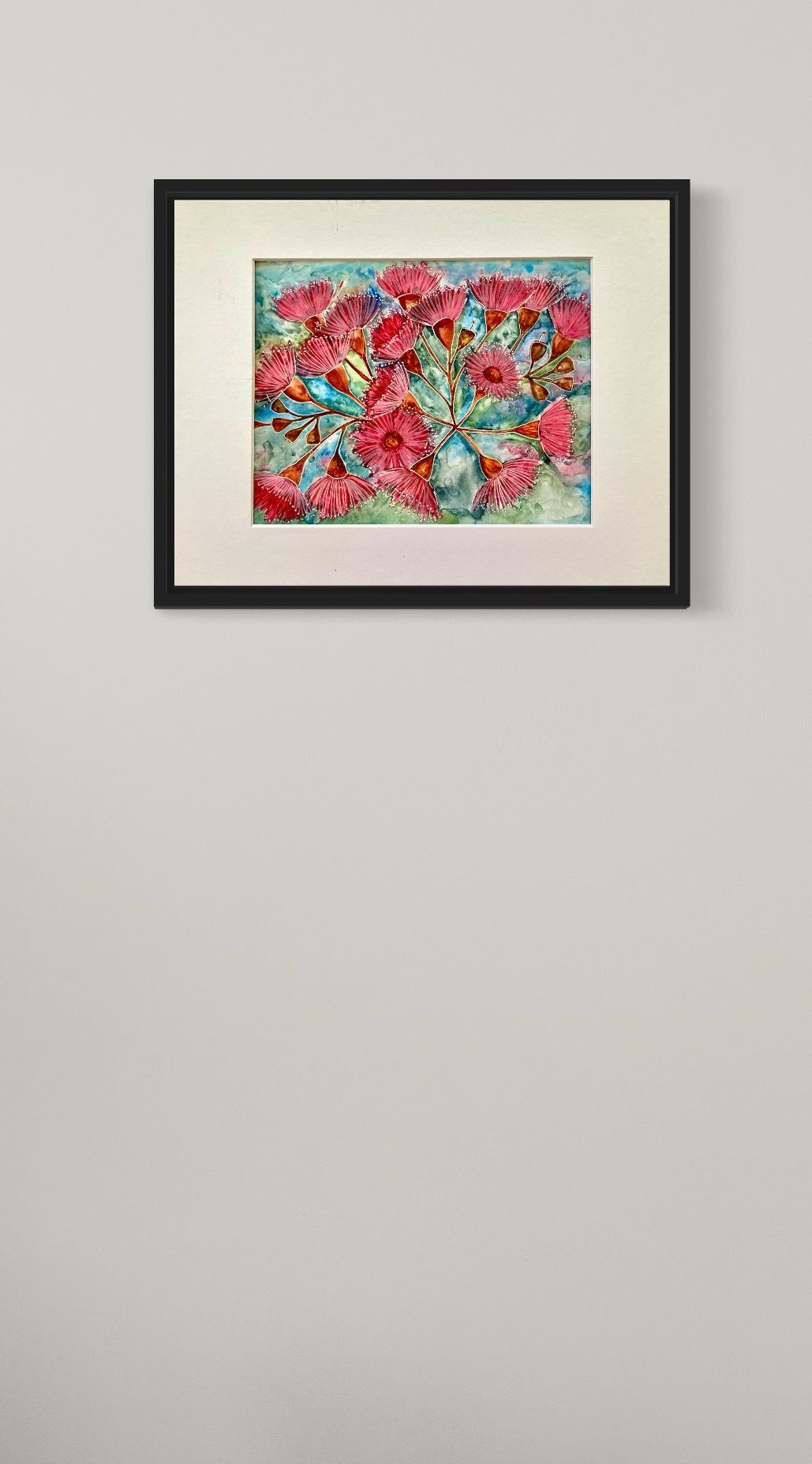 Mbj 408 Pink Gum Flowers Landscape Hanging