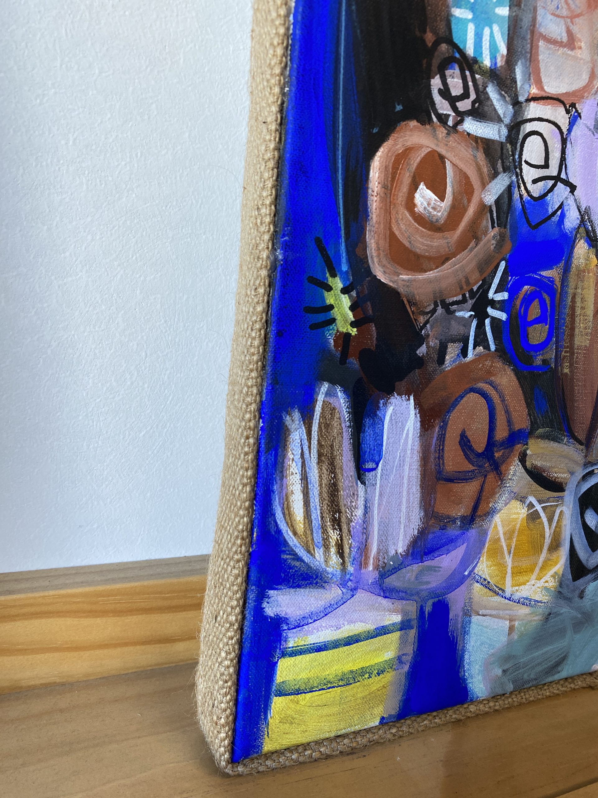 Carita Farrer Spencer Arch Queen Passion Flower Jute Detail