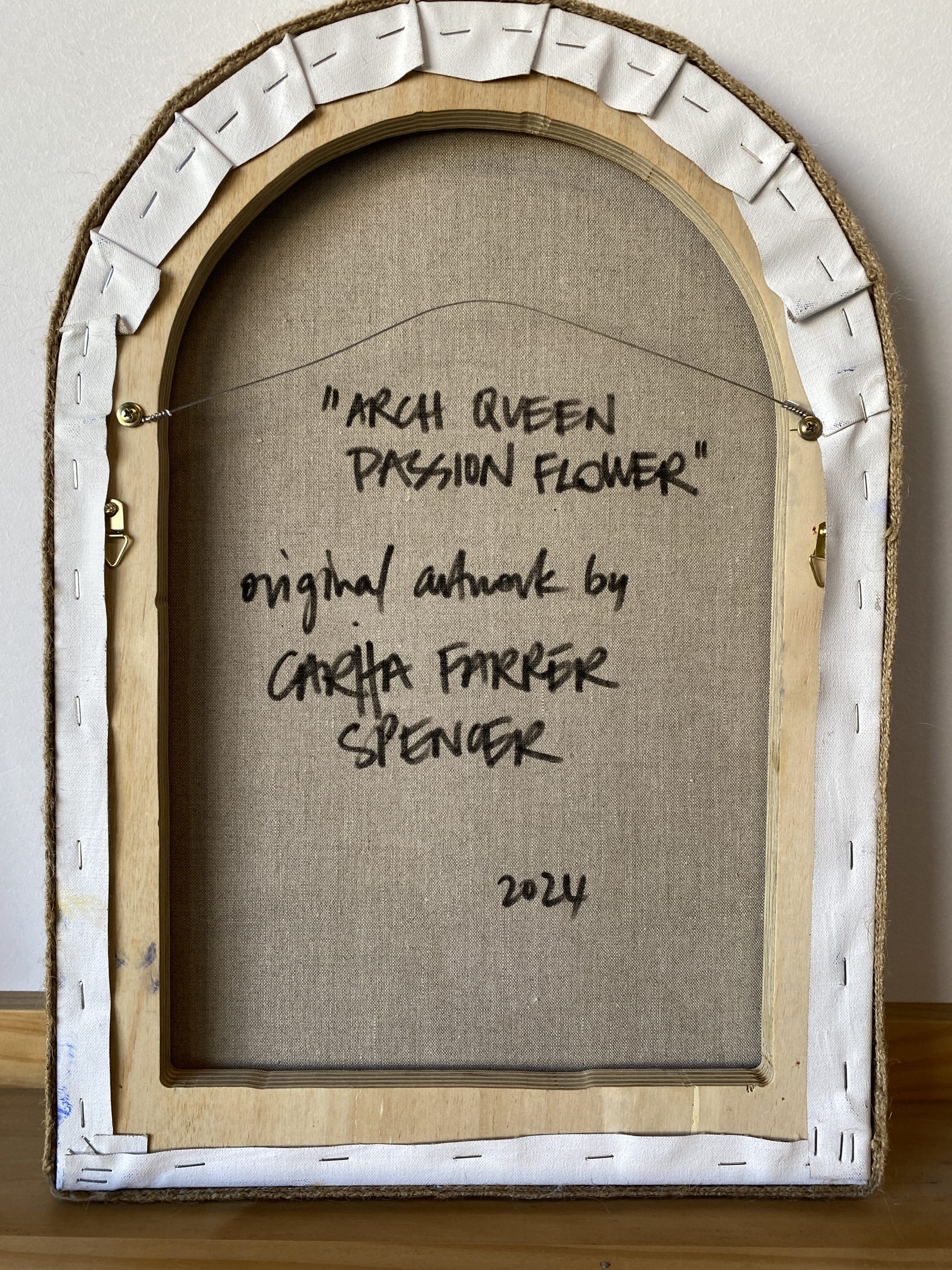 Carita Farrer Spencer Arch Queen Passion Flower Signature