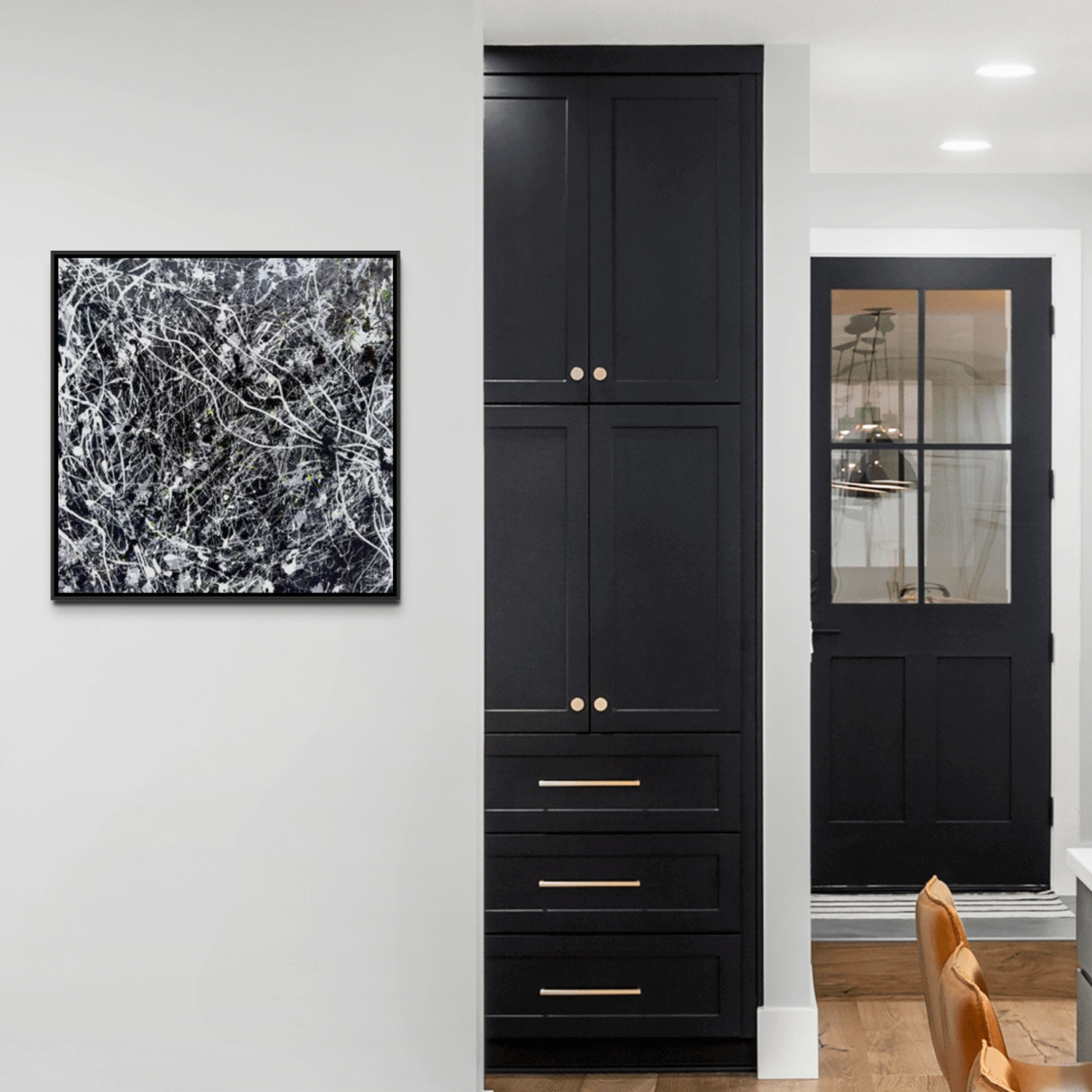 Blackhat Original Abstract Painting Living Room