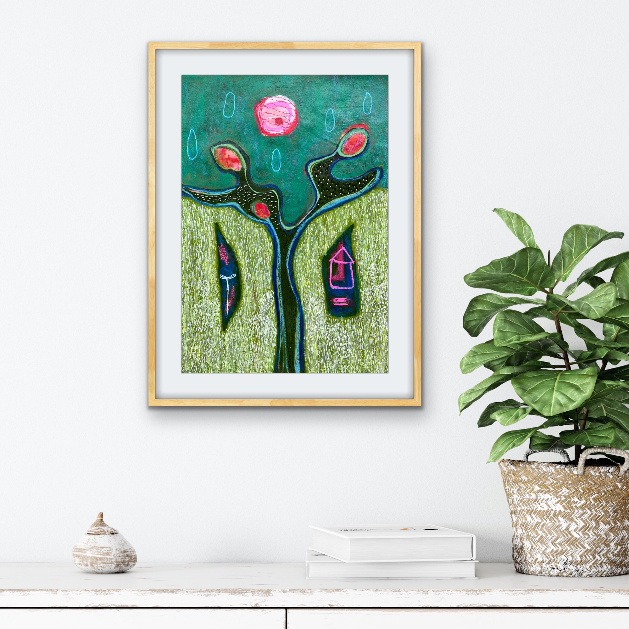 What Is Insitu Framed With Plant