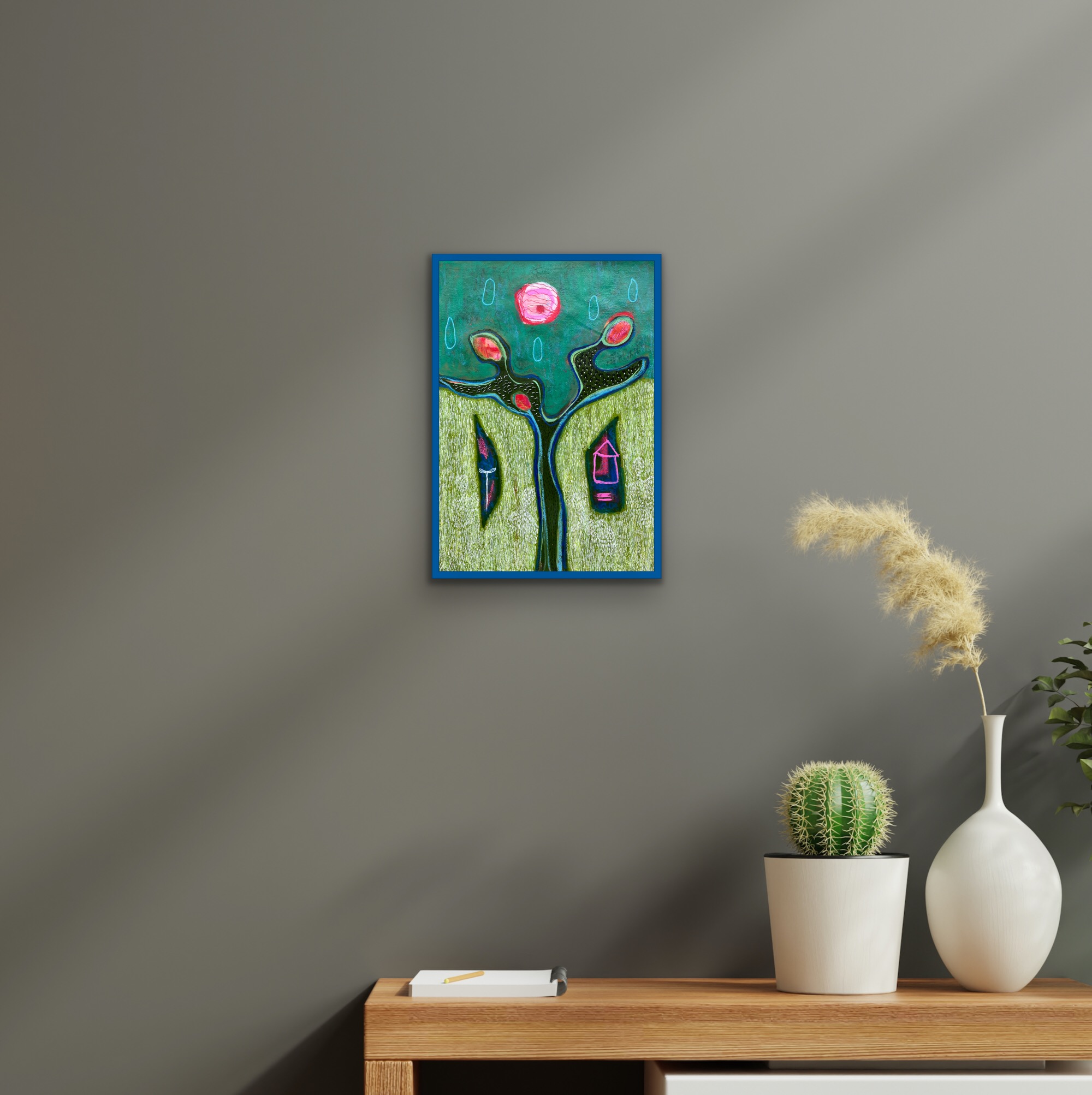 What Is Insitu Grey Wall Framed