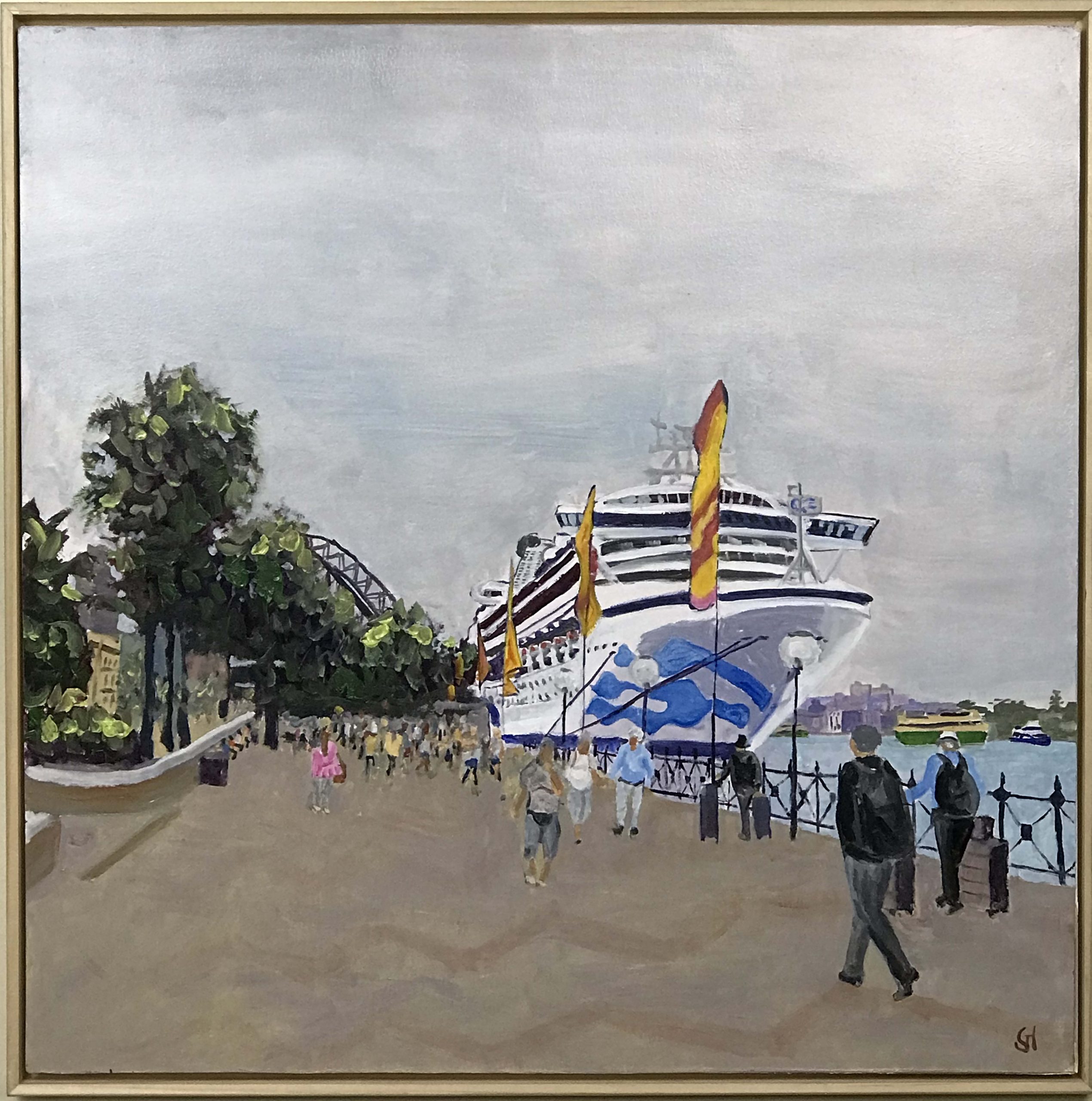 Frame Small Cruise Liner Circular Quay