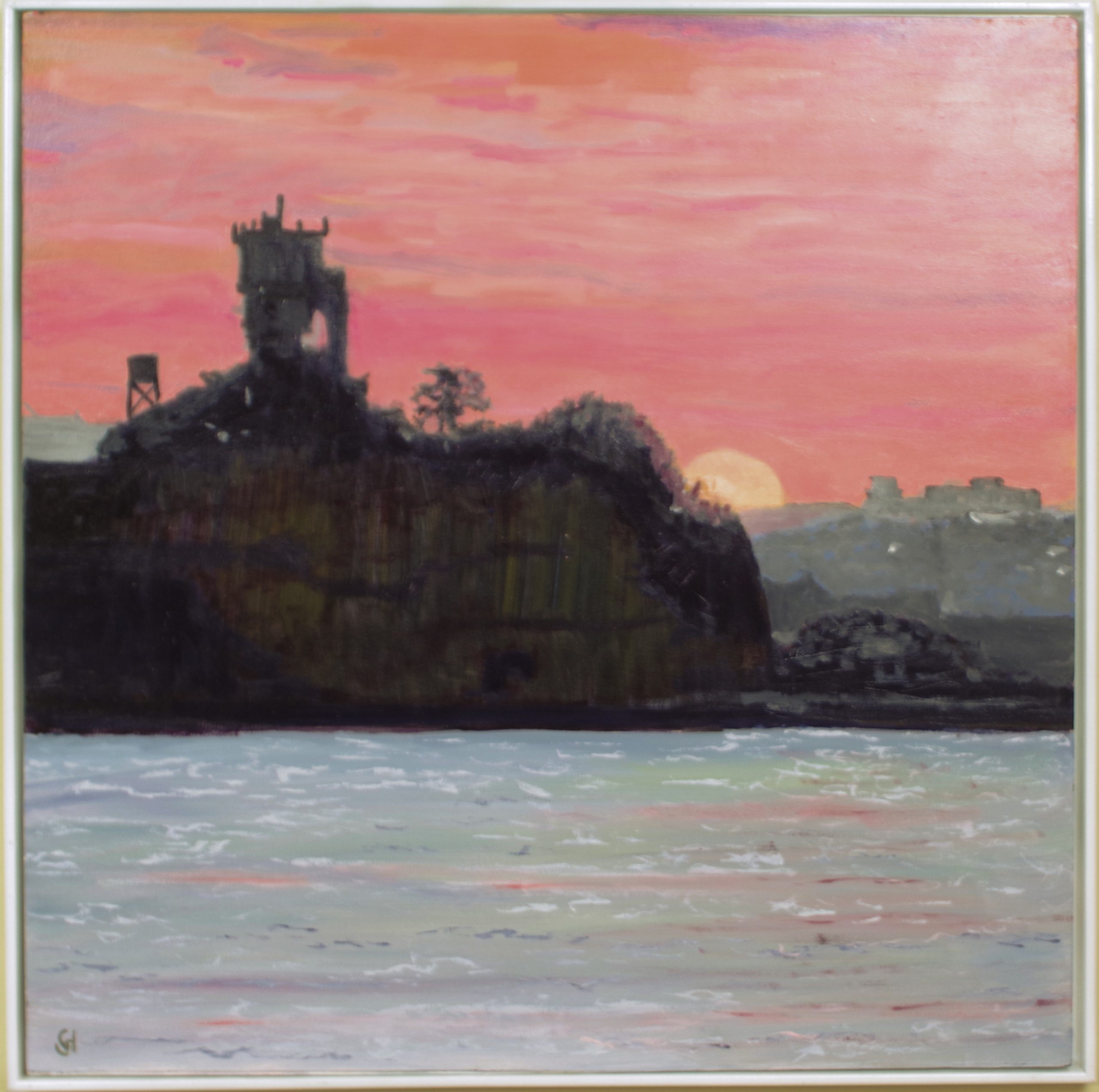 Framed Cockatoo Island Sunset