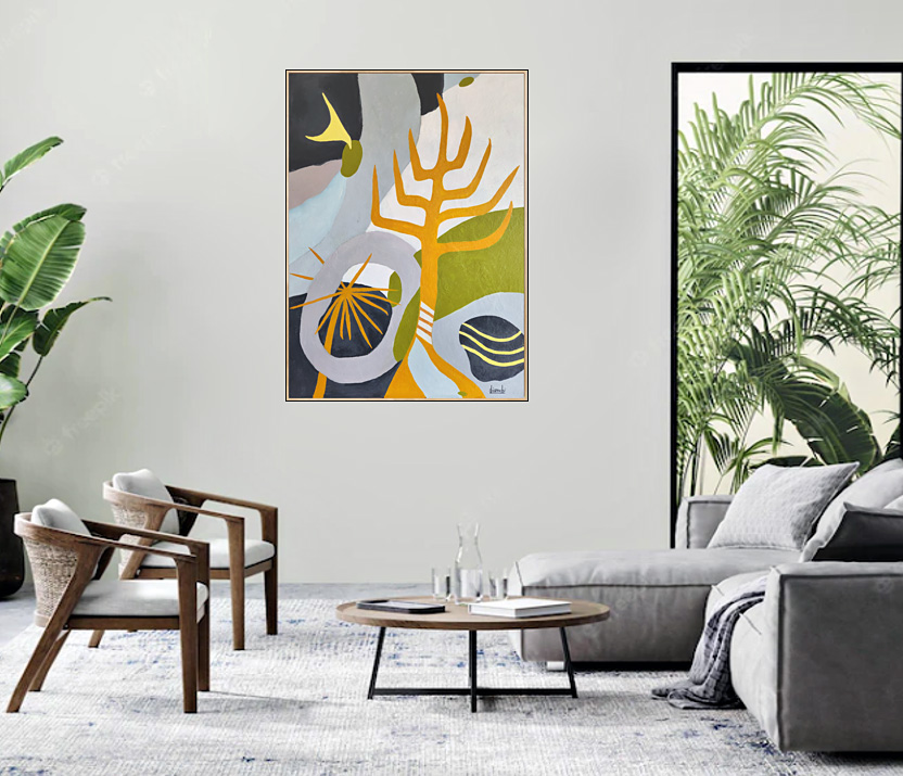 Styalised Landscape I By Susanne Bianchi