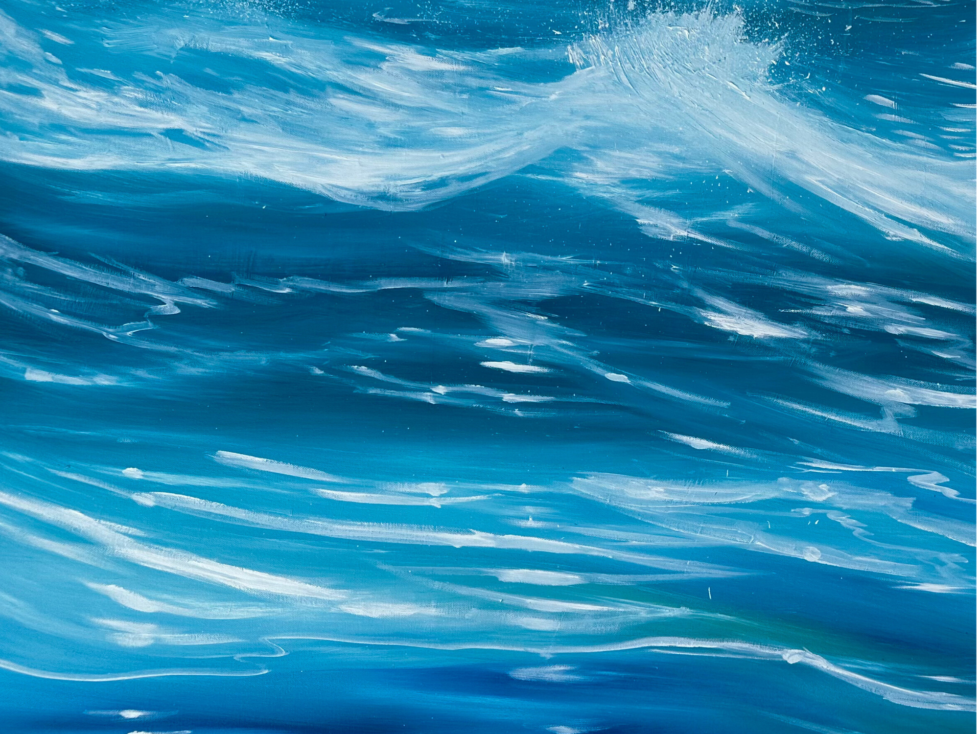 Close Up Splash Alanah =jarvis Ocean Art