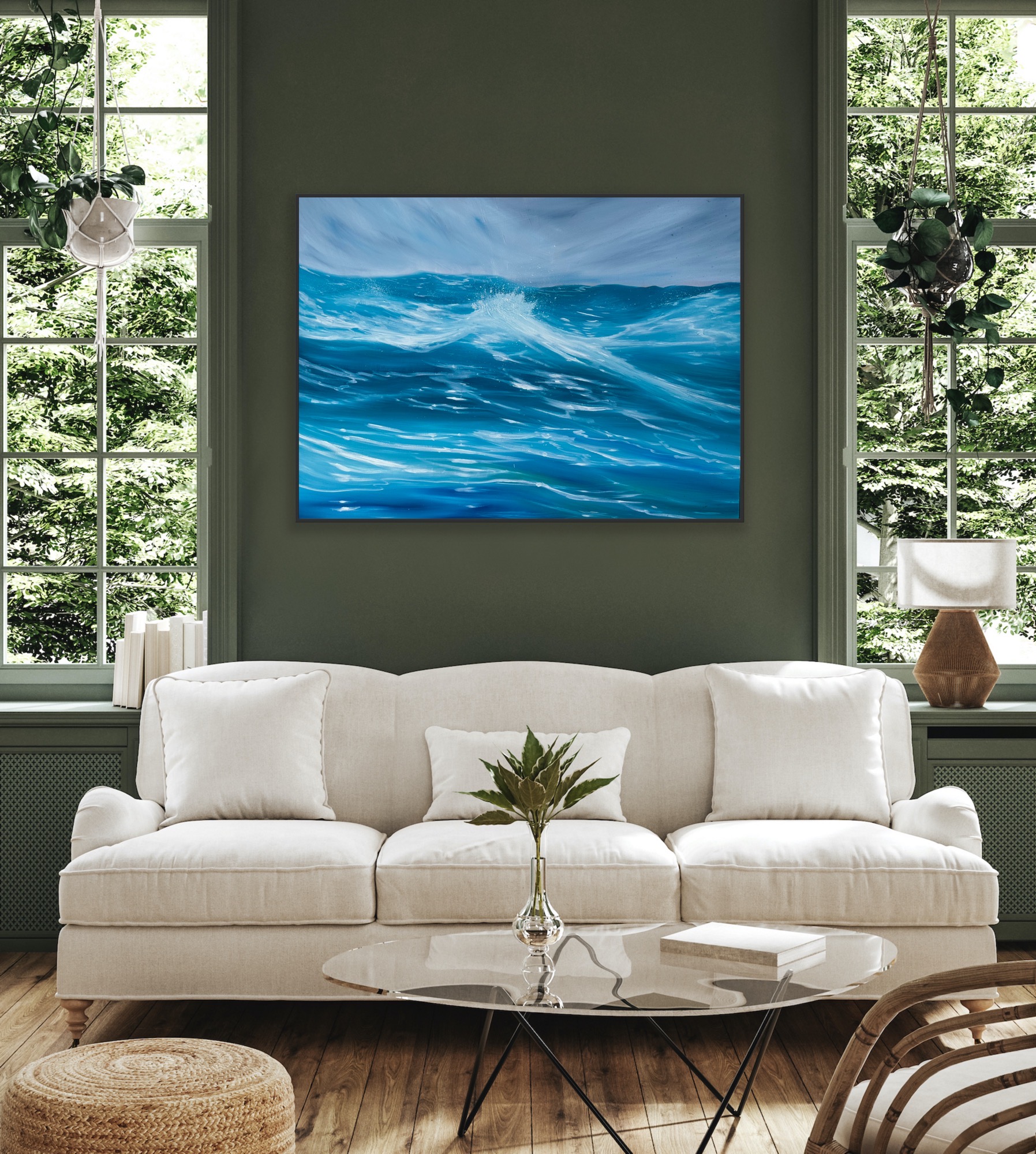 Green Interior Alanah Jarvis Ocean Art