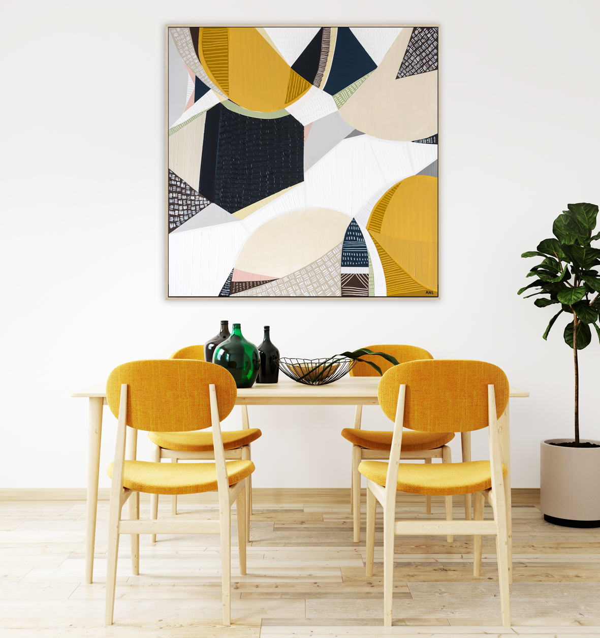 Stylish Interior Of Bright Living Room With Table And Chair Tabl