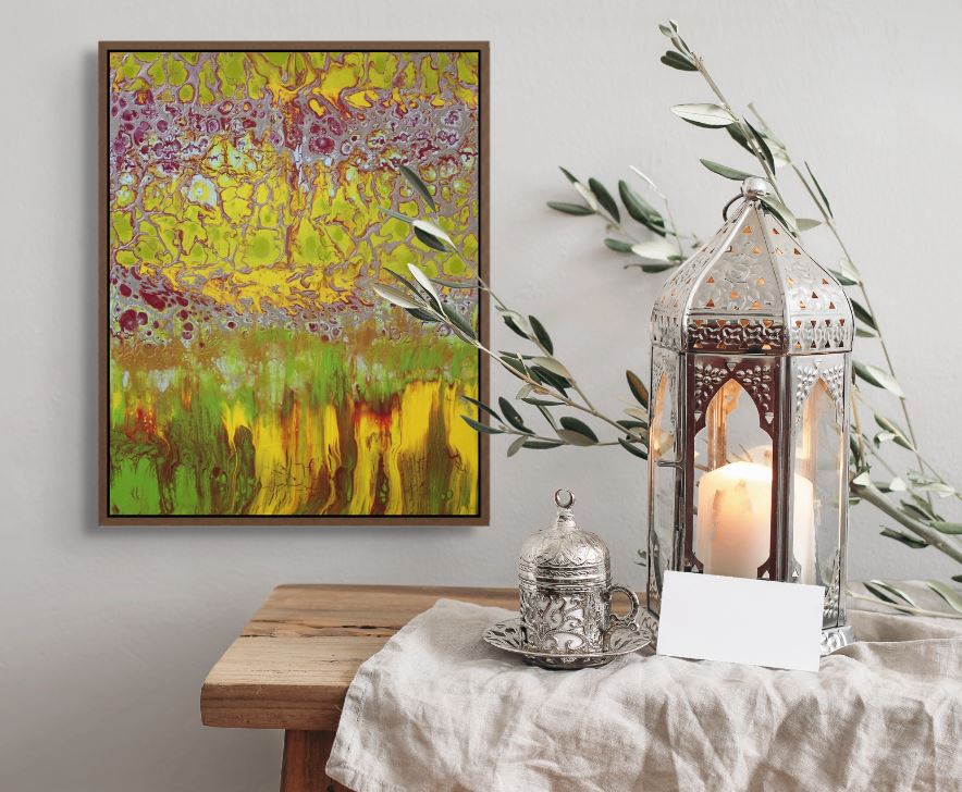 Reflecting With Lamp