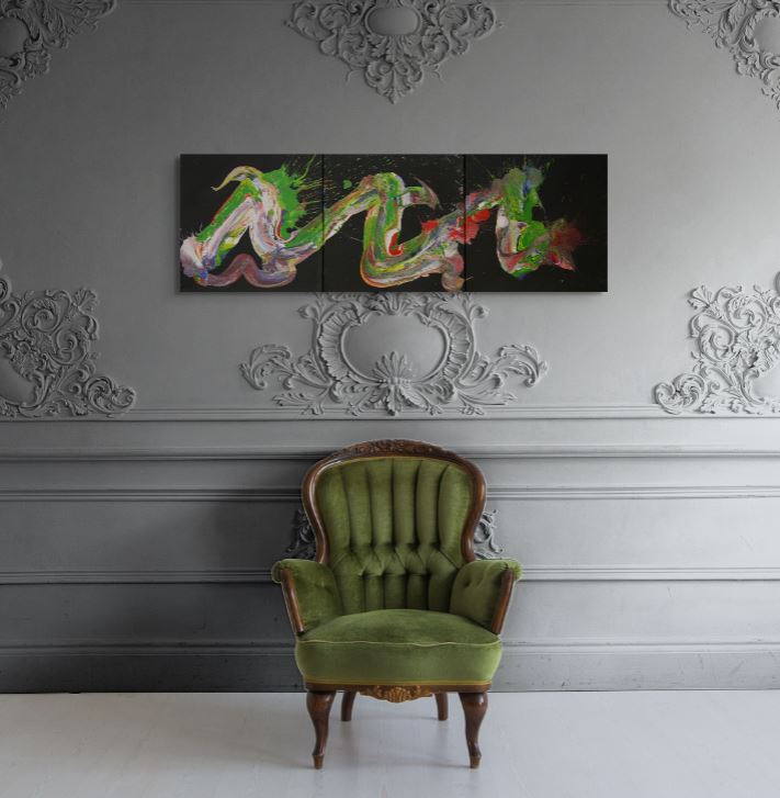 Sidewinding With Green Chair