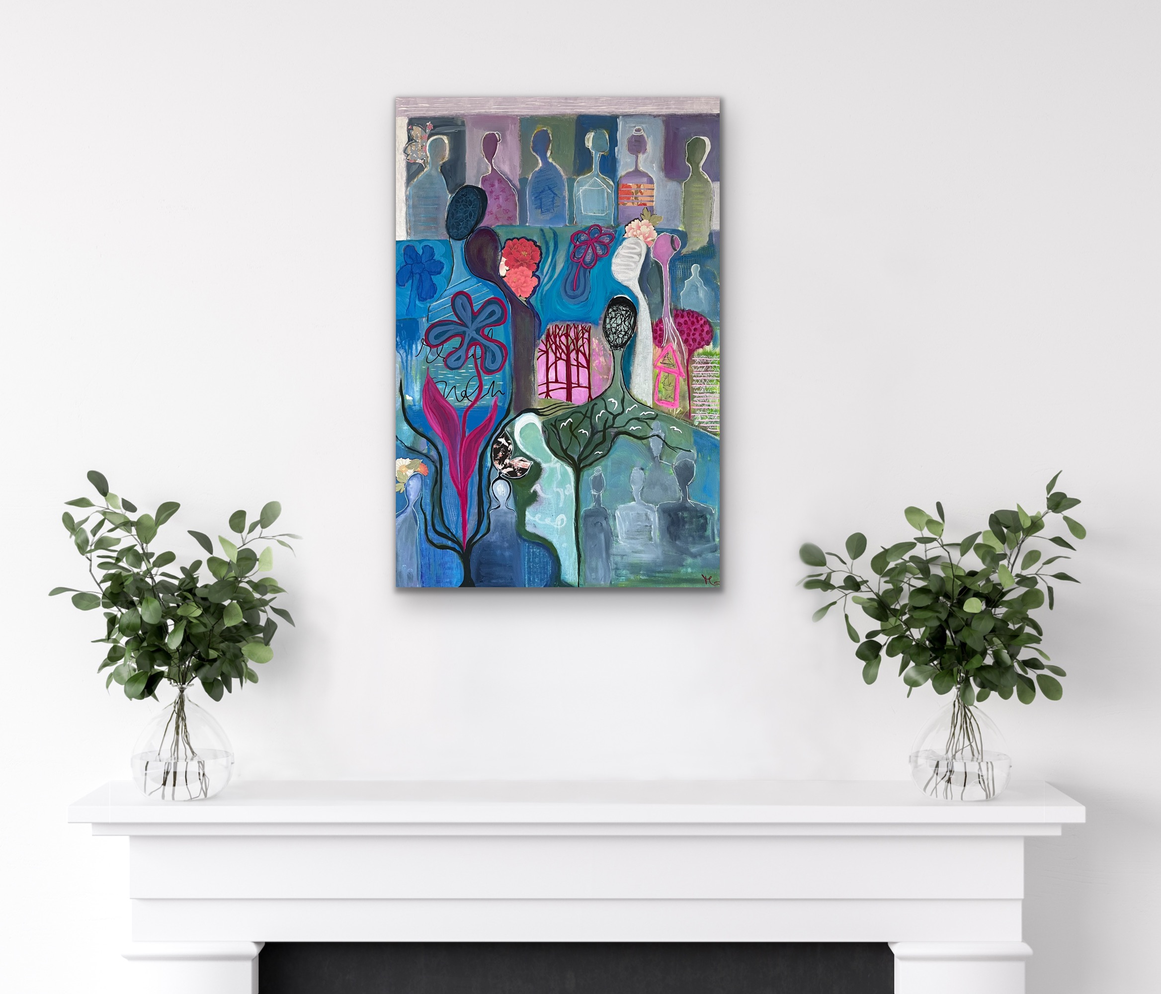 Waiting For A Miracle Insitu White Wall