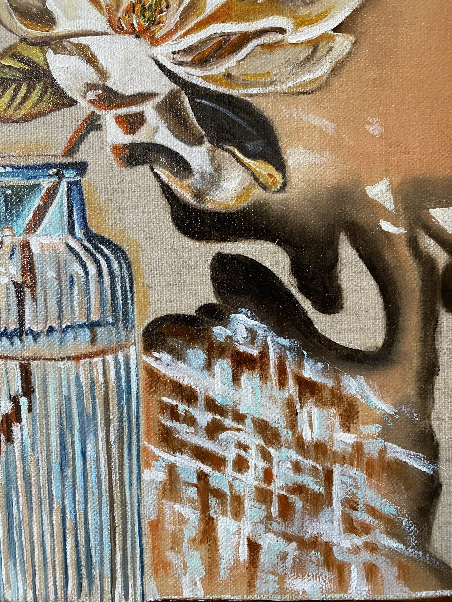 Magnolia Reflections Closeup Wendy Peters