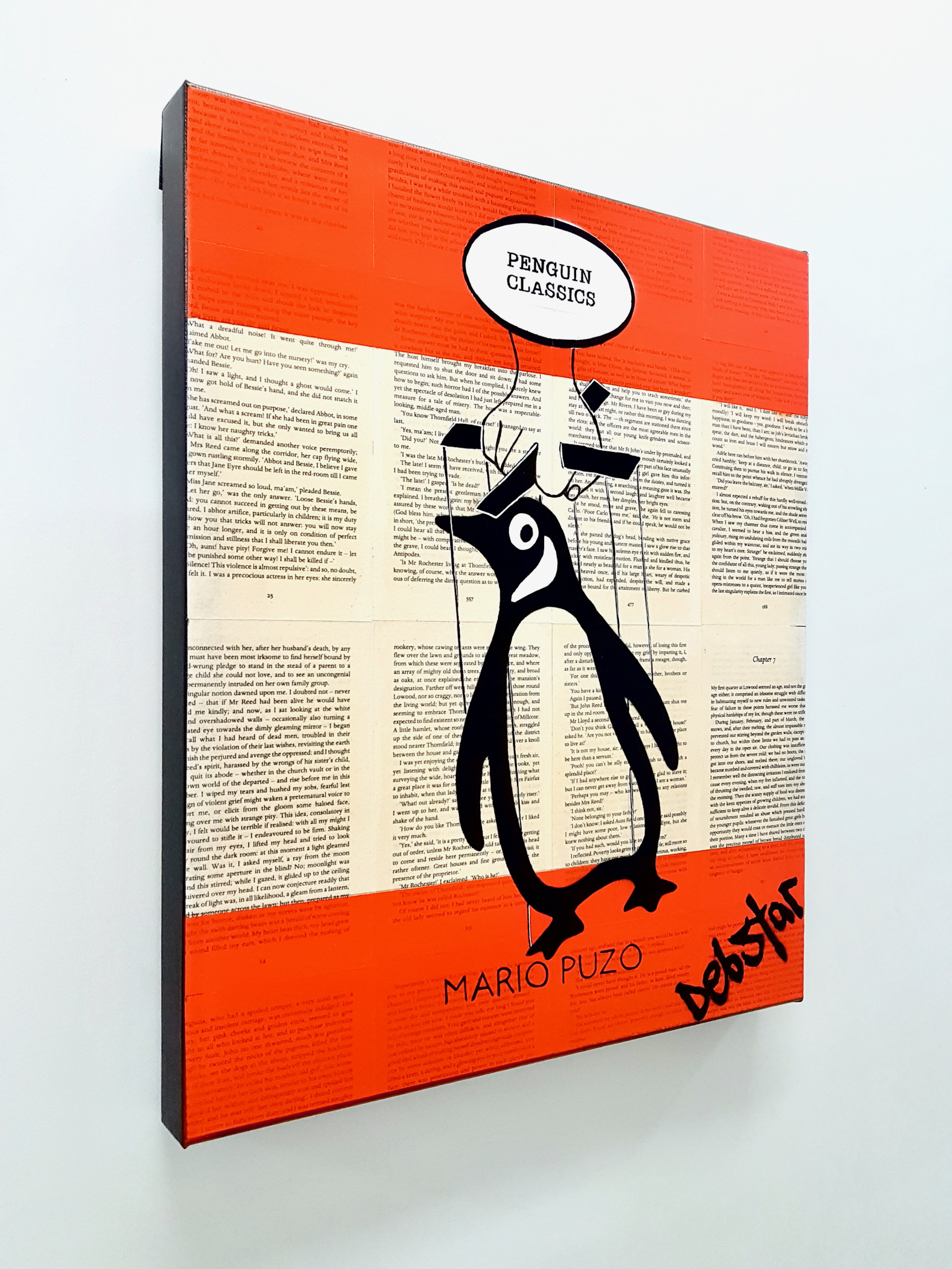 Penguin Book Classics The Godfather Pop Art Deborah Lang Art Urban Canvas 3