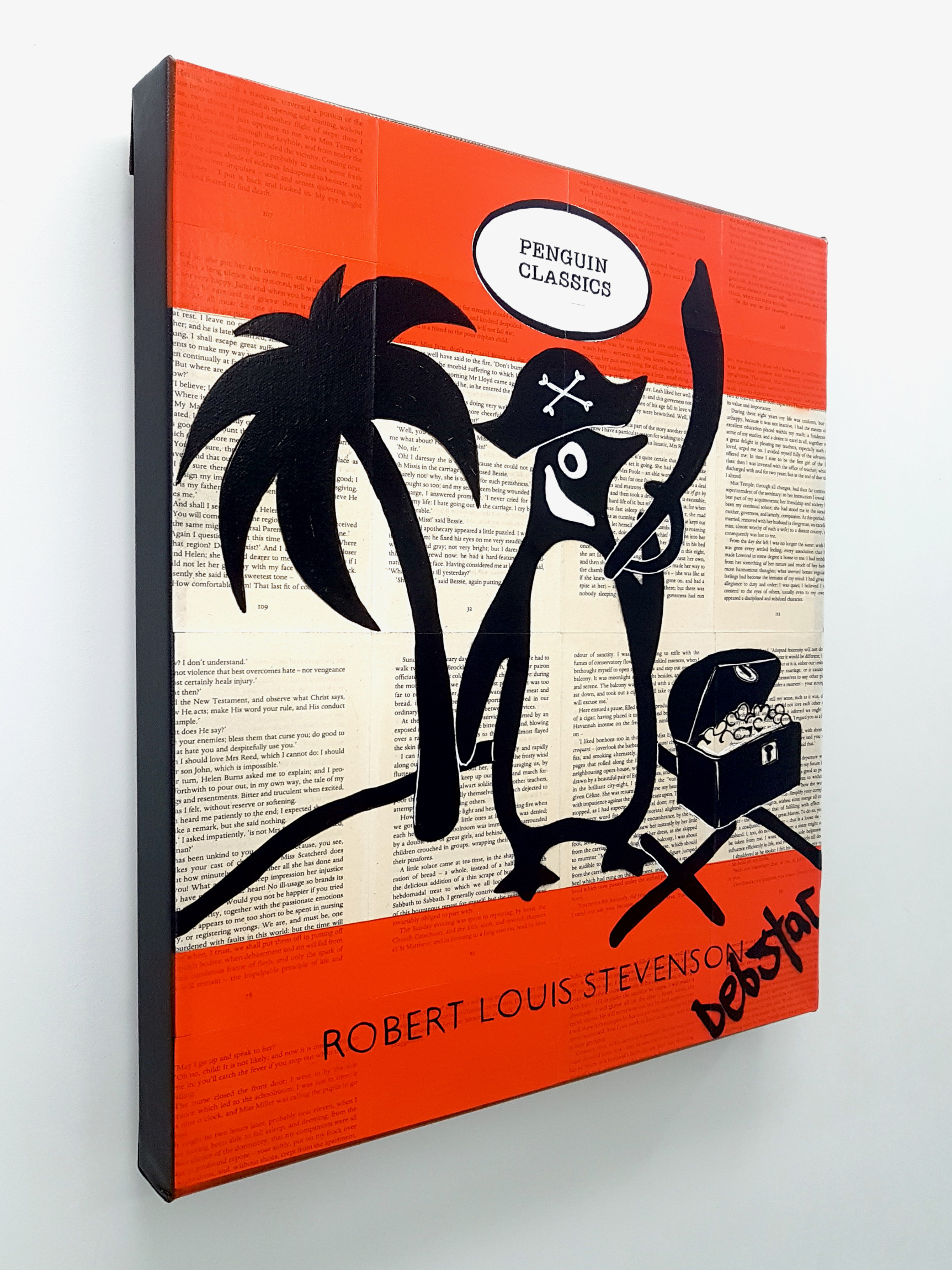 Penguin Book Classics Treasure Island Pop Art Deborah Lang Art Urban Canvas 3