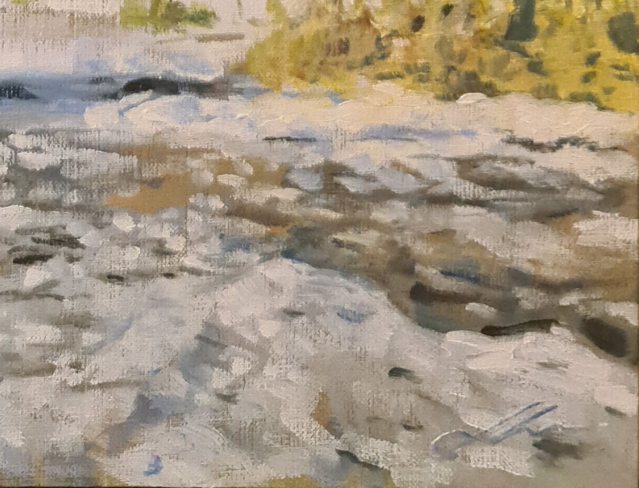 Chimney In Snow After Fire Jo S Stacey Close Up 1