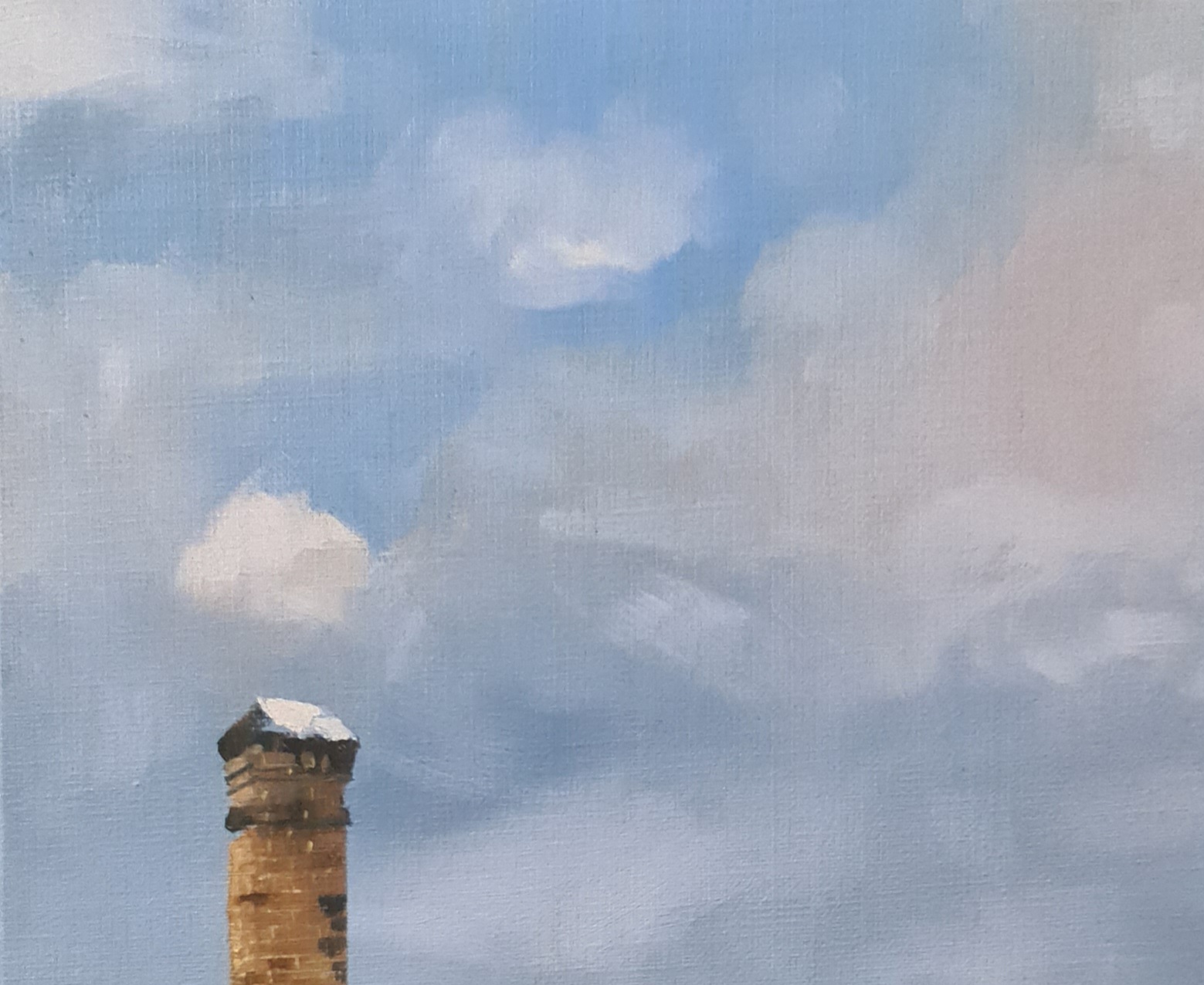 Chimney In Snow After Fire Jo S Stacey Close Up 4