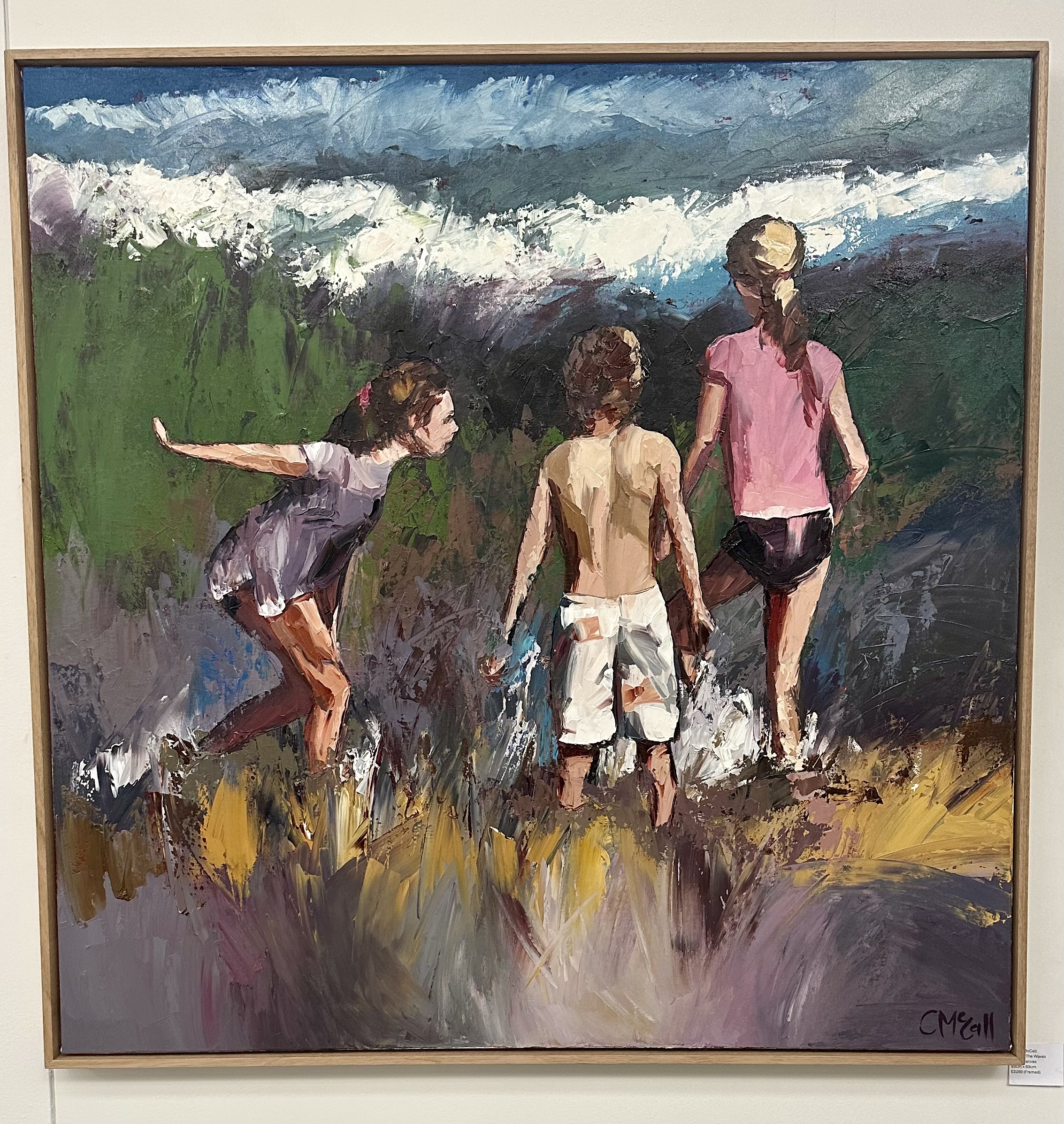 Braving The Waves Xv Framed