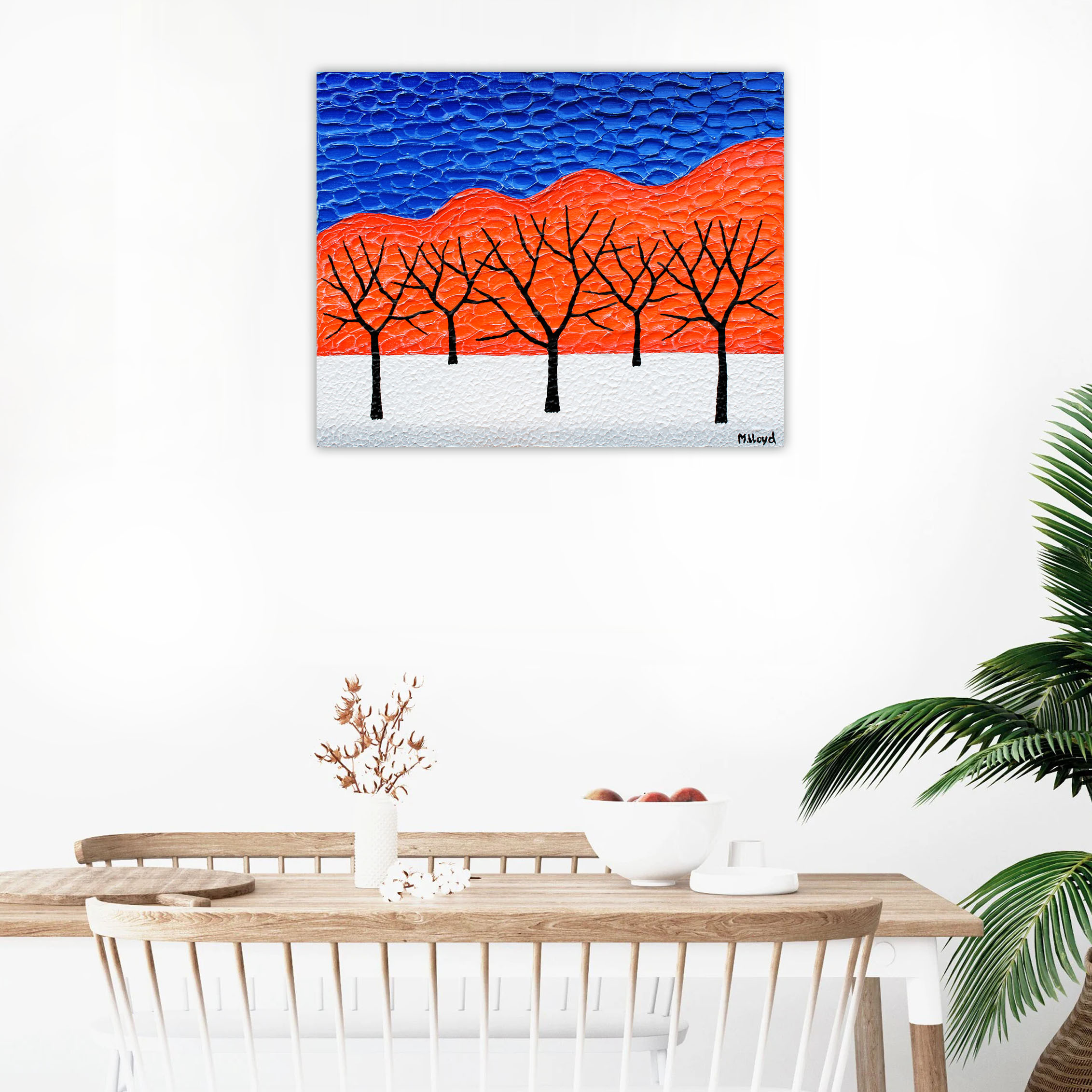 Lounge 3 Australian Outback Trees Miranda Lloyd Artist