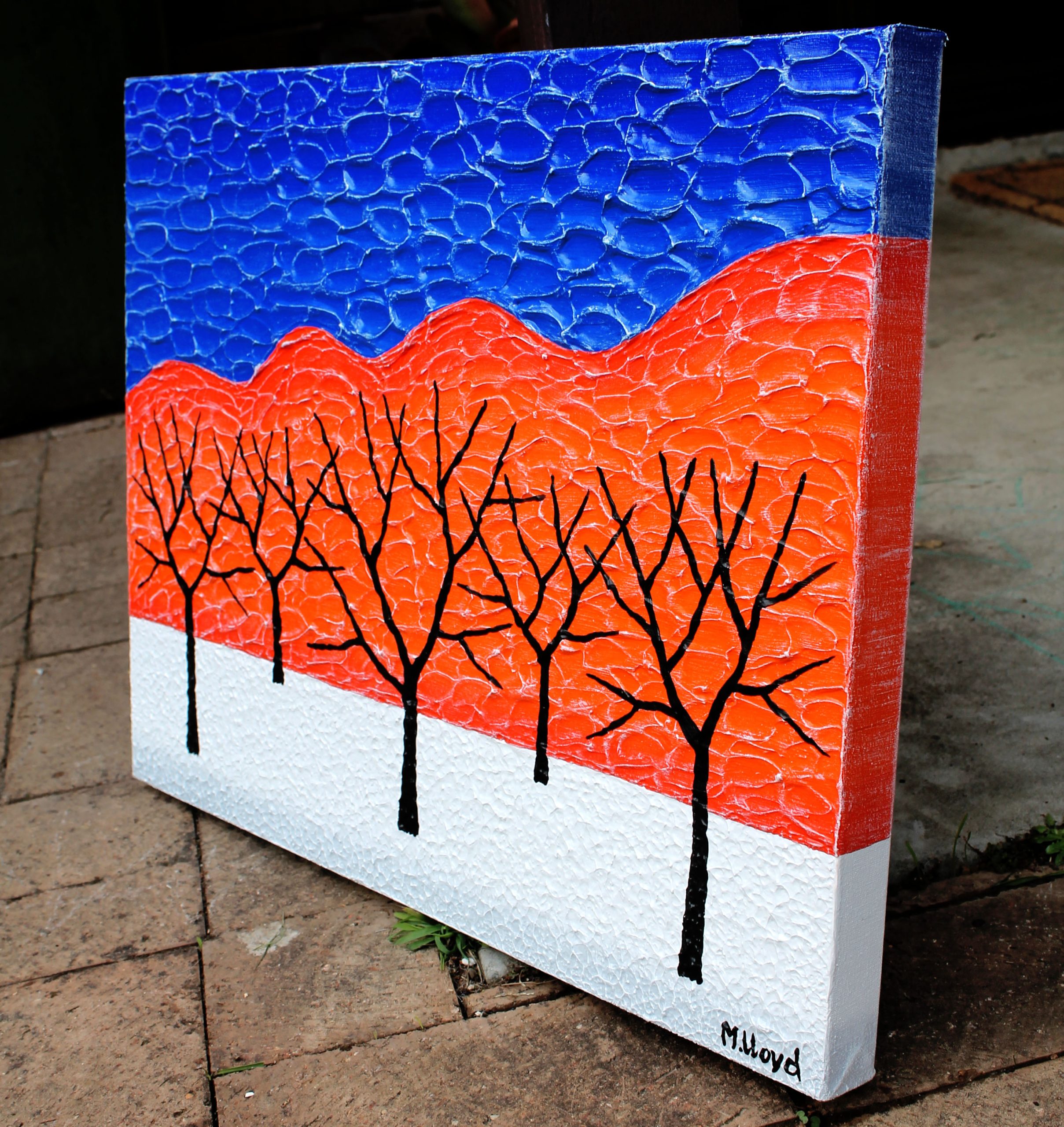 Sides Australian Outback Trees Miranda Lloyd Artist