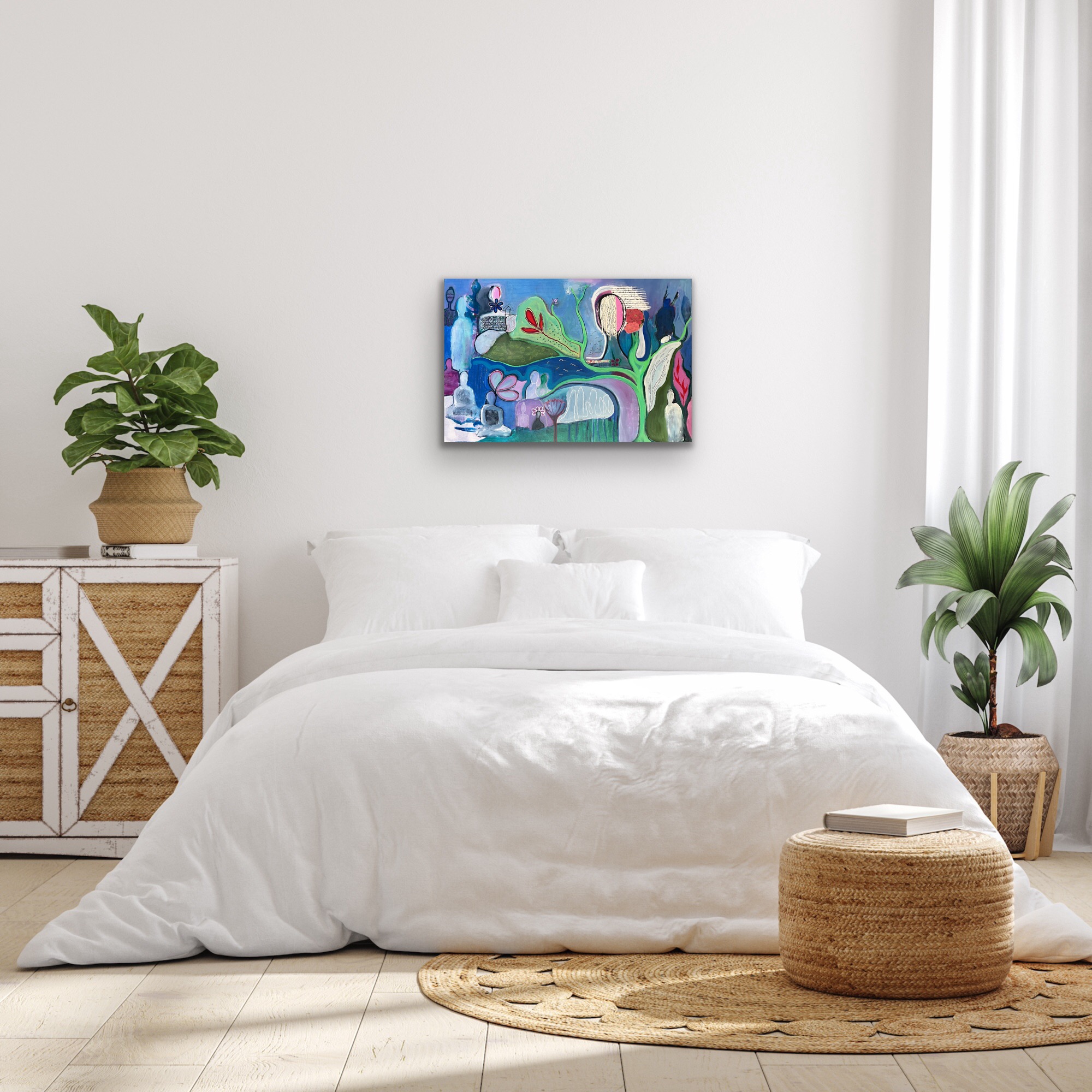 Where To Insitu Above Bed