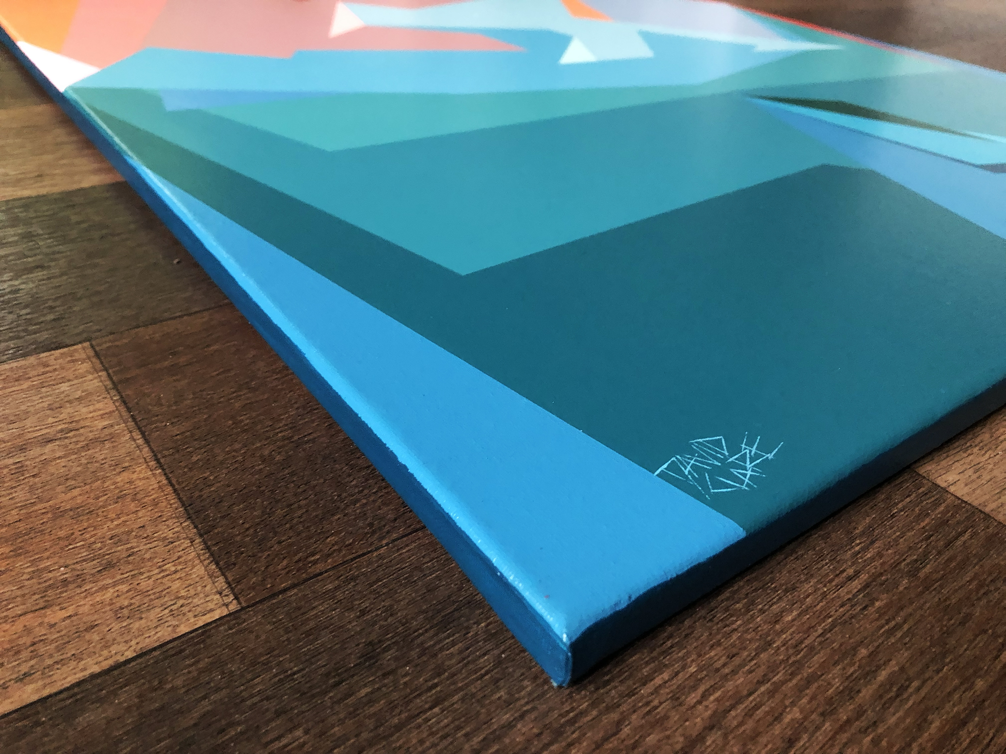 Alpine Sunset Sign Corner Lr