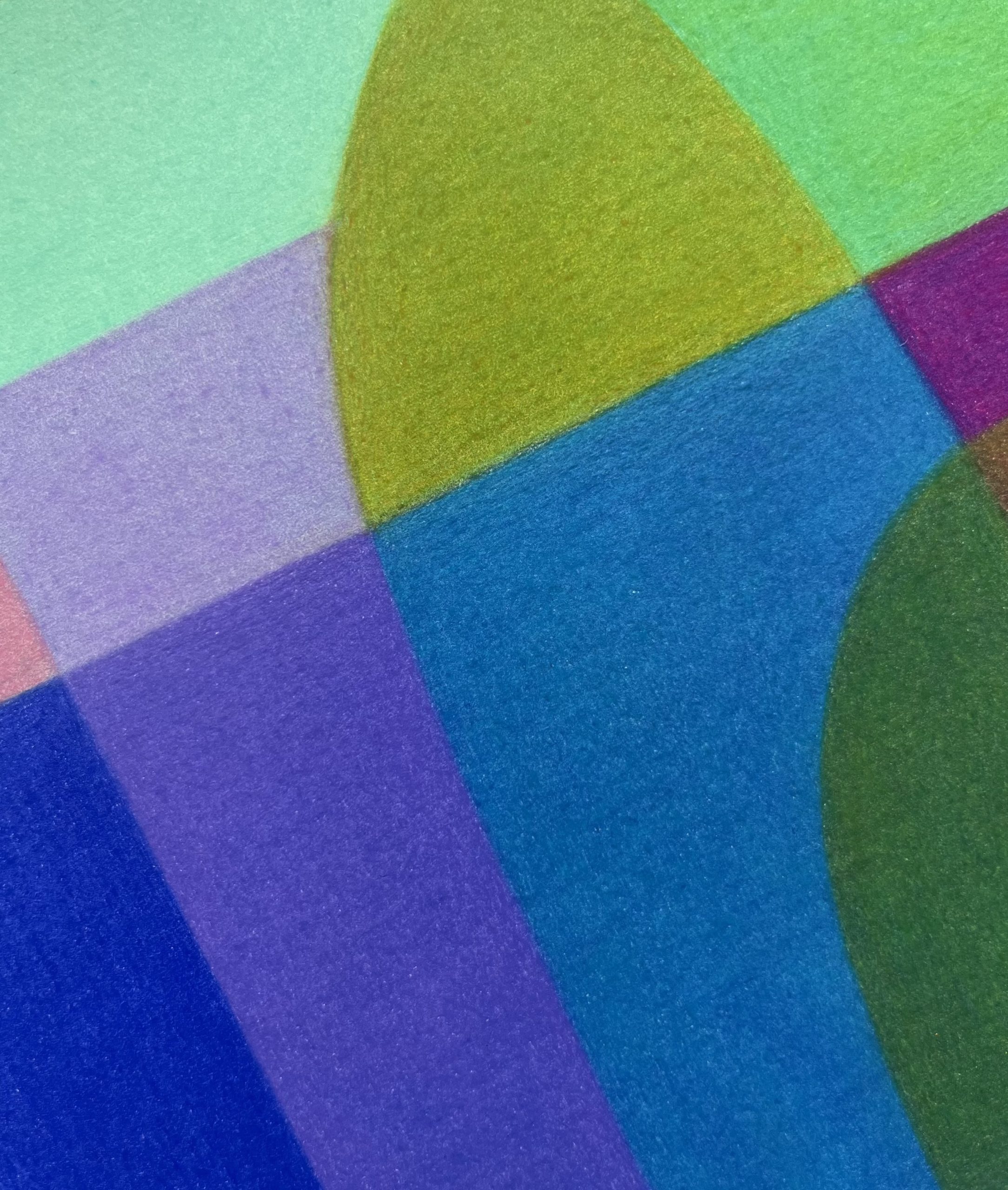 Charlotte De Pace Detail Happy Place Ii Abstract Illustration Art Lovers Australia