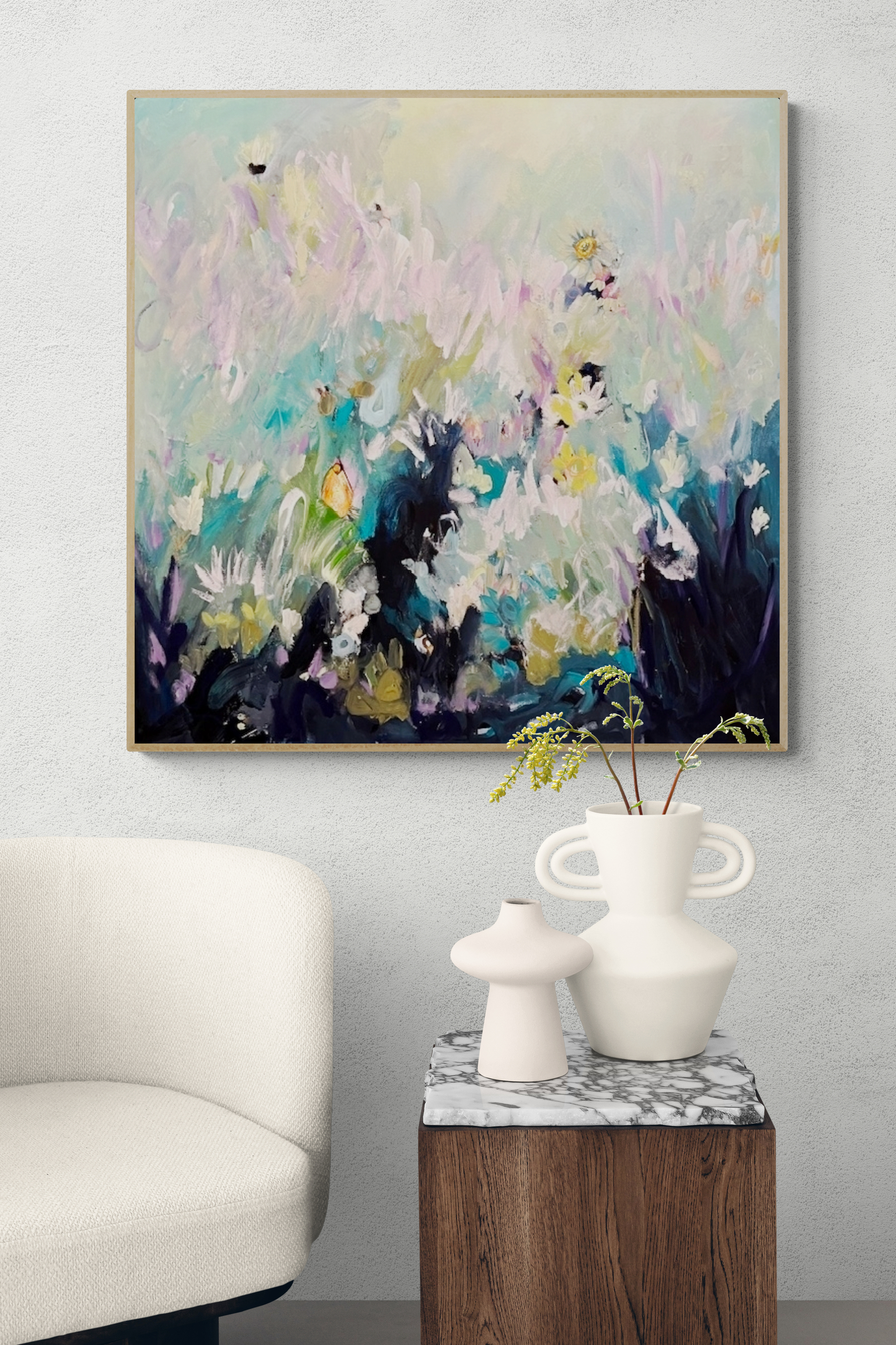 Nestled In Stillness In Situ Framed