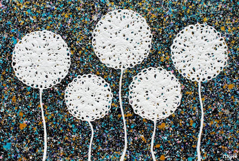 Starry Night Wild Flowers