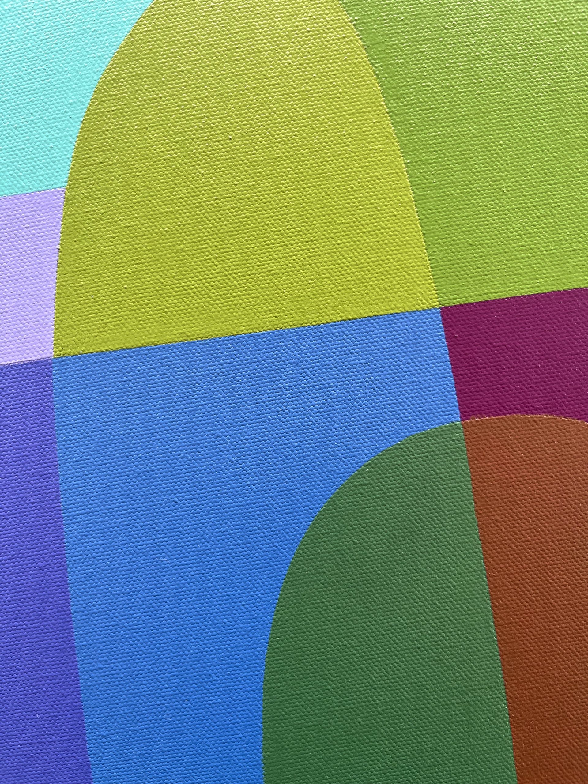 Charlotte De Pace Detail Happy Holiday Abstract Landscape Art Lovers Australia