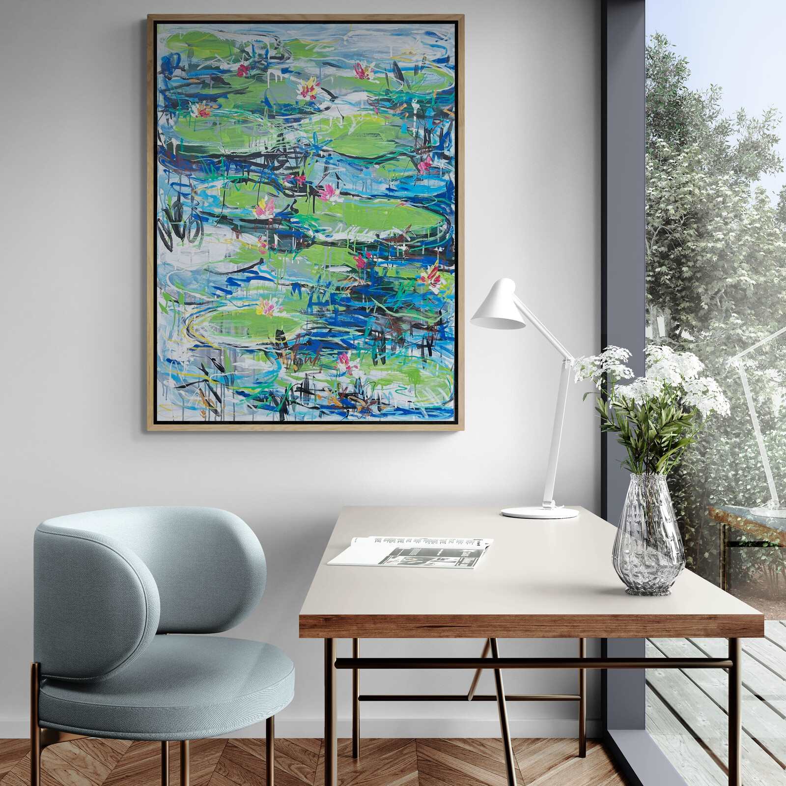 Belinda Nadwie Art Australian Artist Blue Reverie P5