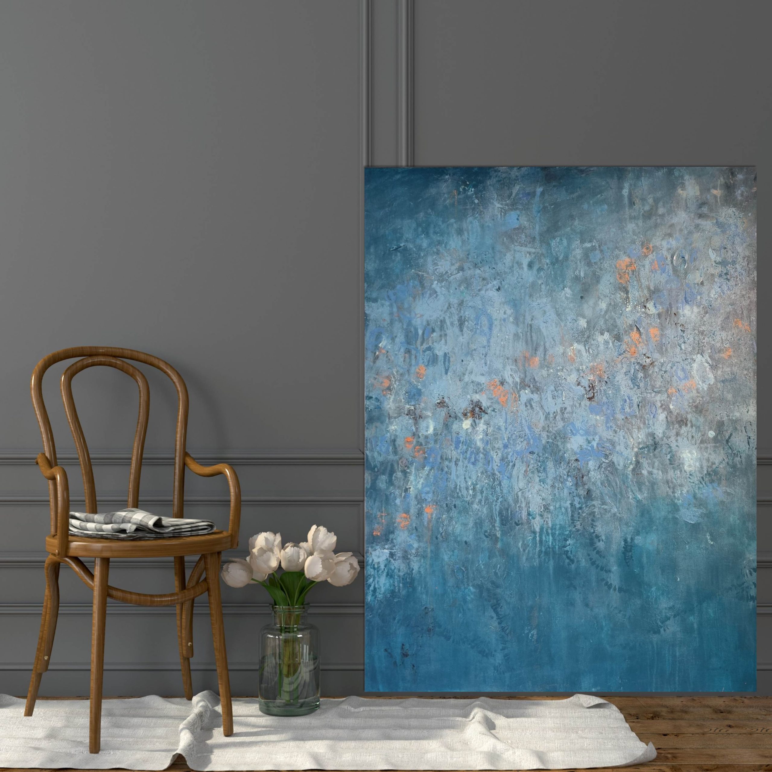 Coastal Wildflowers Plain Chair Flwr Rm