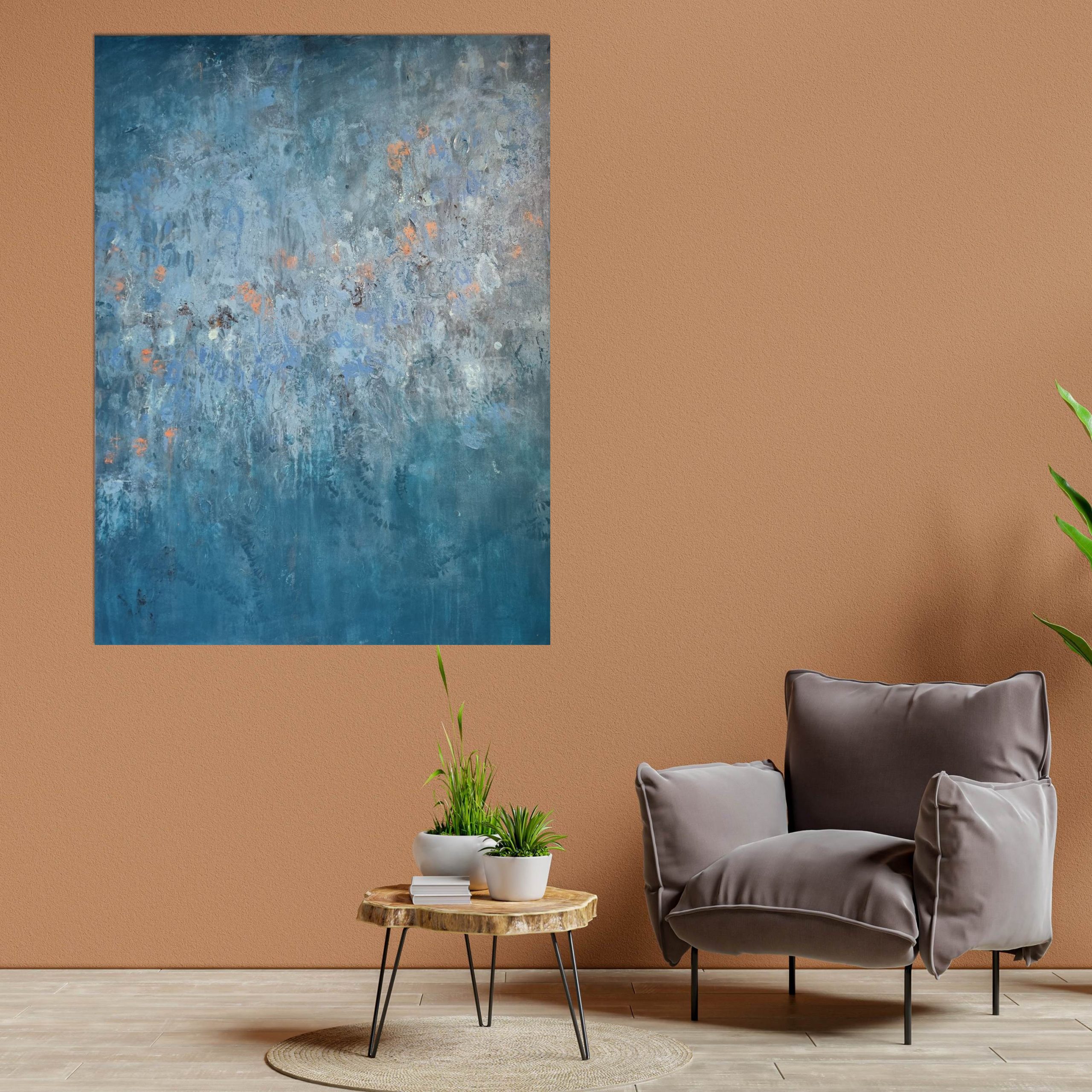 Coastal Wildflowers Brown Wall Rm