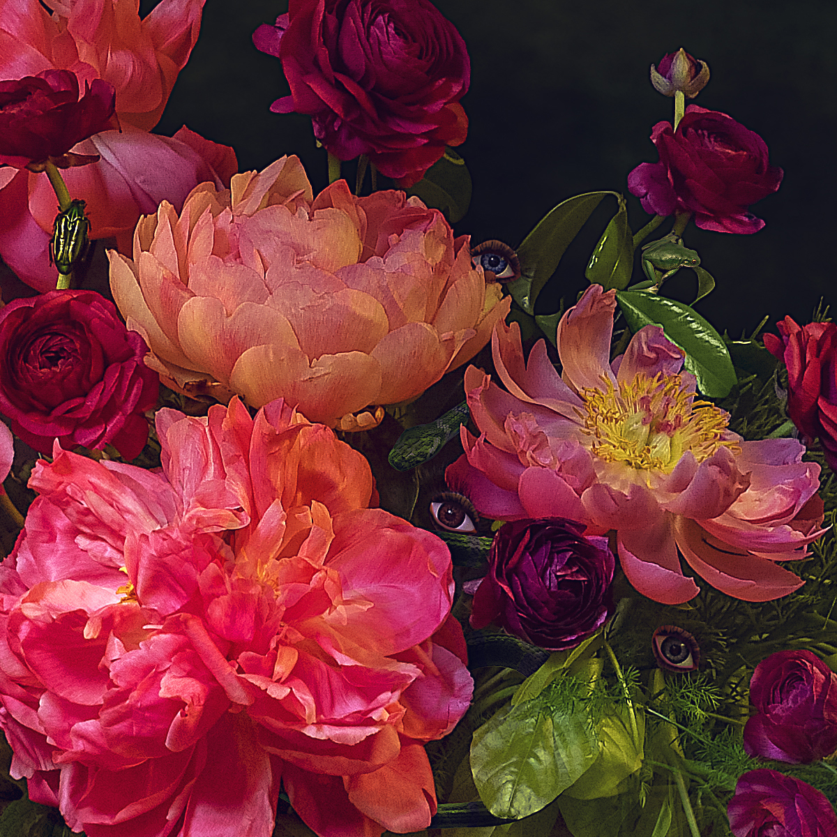 Peonies 1124 Tones Detail1