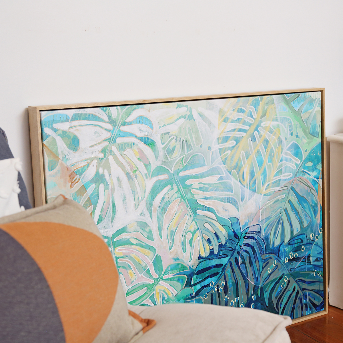 Lr 078 Native Monstera Moment I Smith And Brooks Art Large Tropical Art Large Scale Coastal Art Daintree Art Holiday Vibes