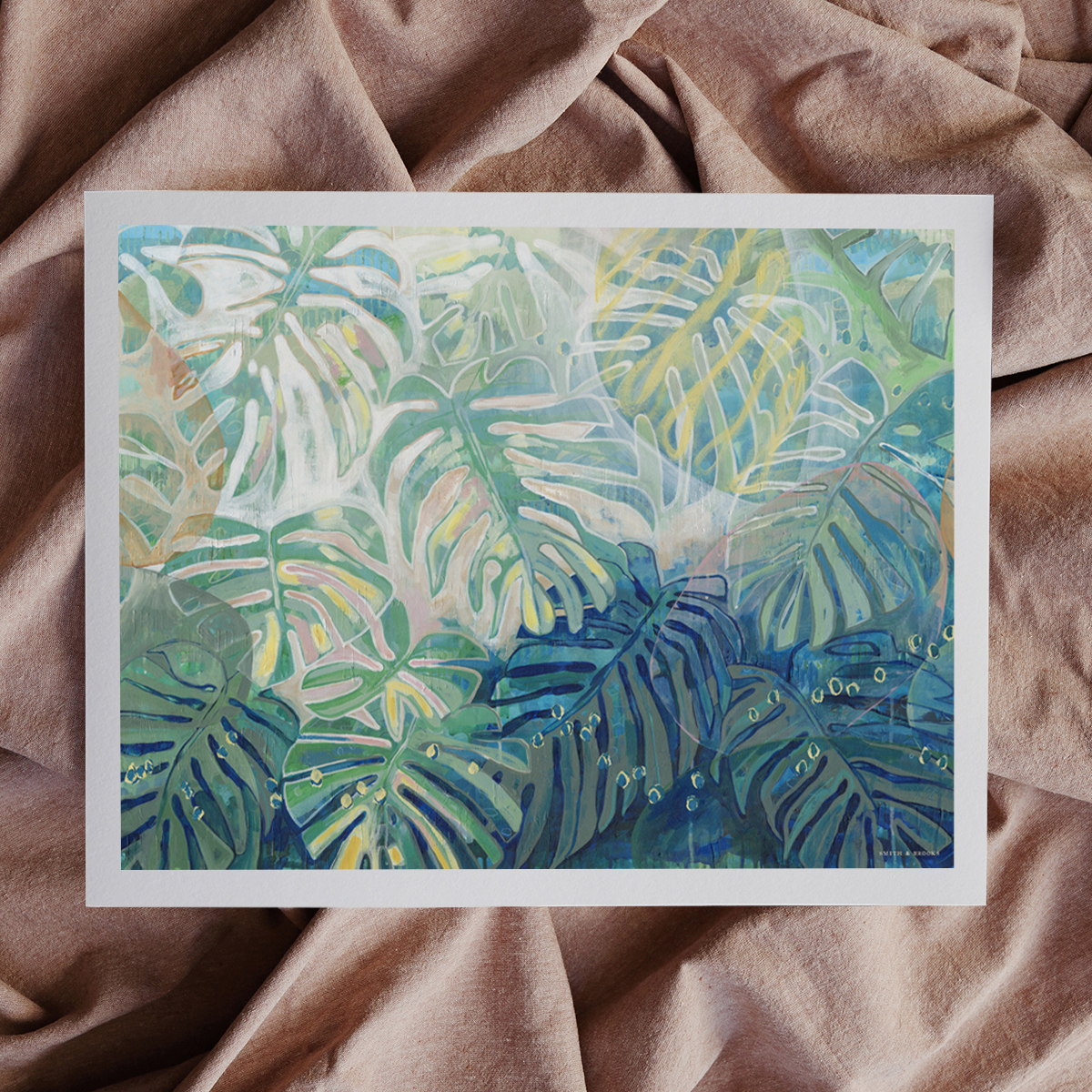 Lr 103 Native Monstera Moment I Smith And Brooks Art Large Tropical Art Large Scale Coastal Art Daintree Art Holiday Vibes
