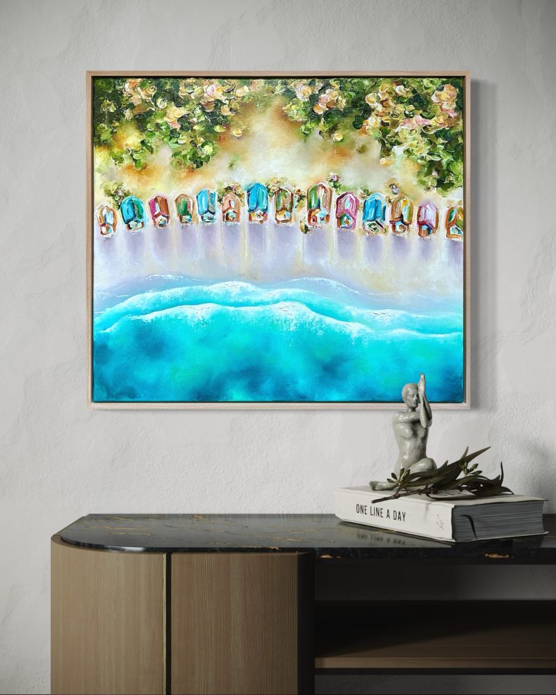 Sunrise by the Beach Boxes