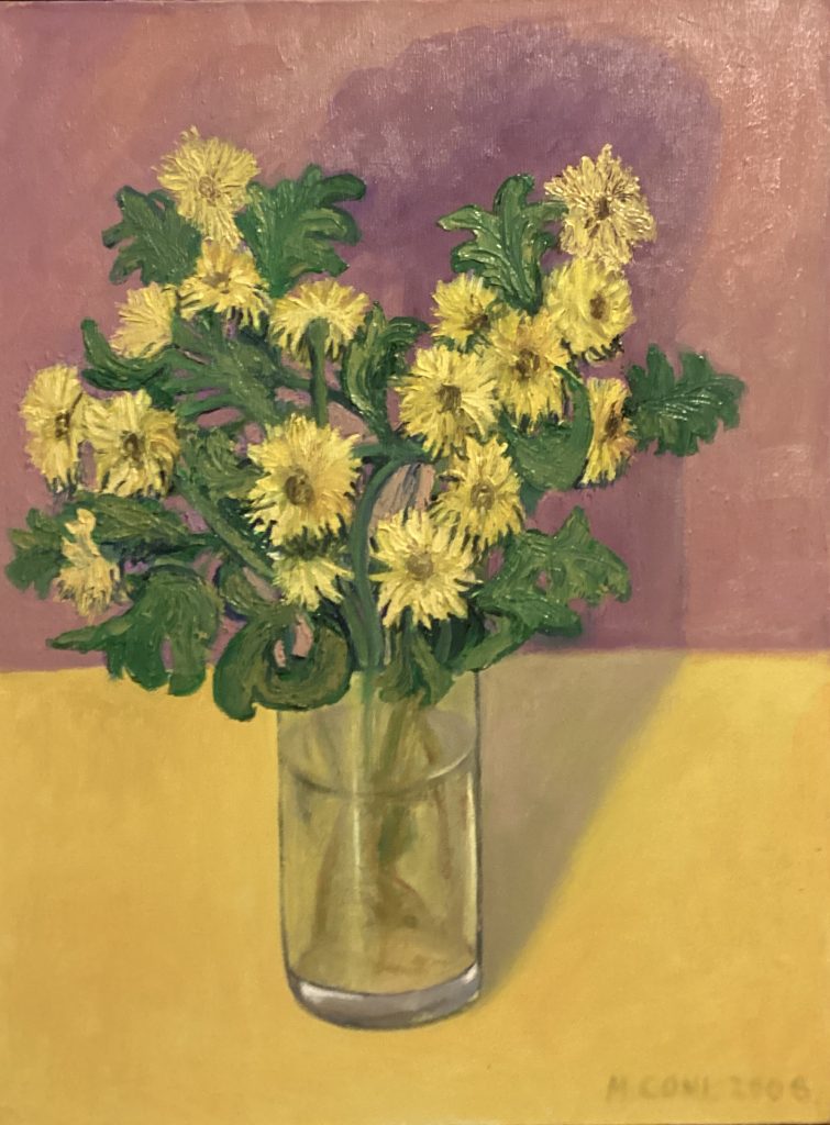 Dailiars in a glass vase