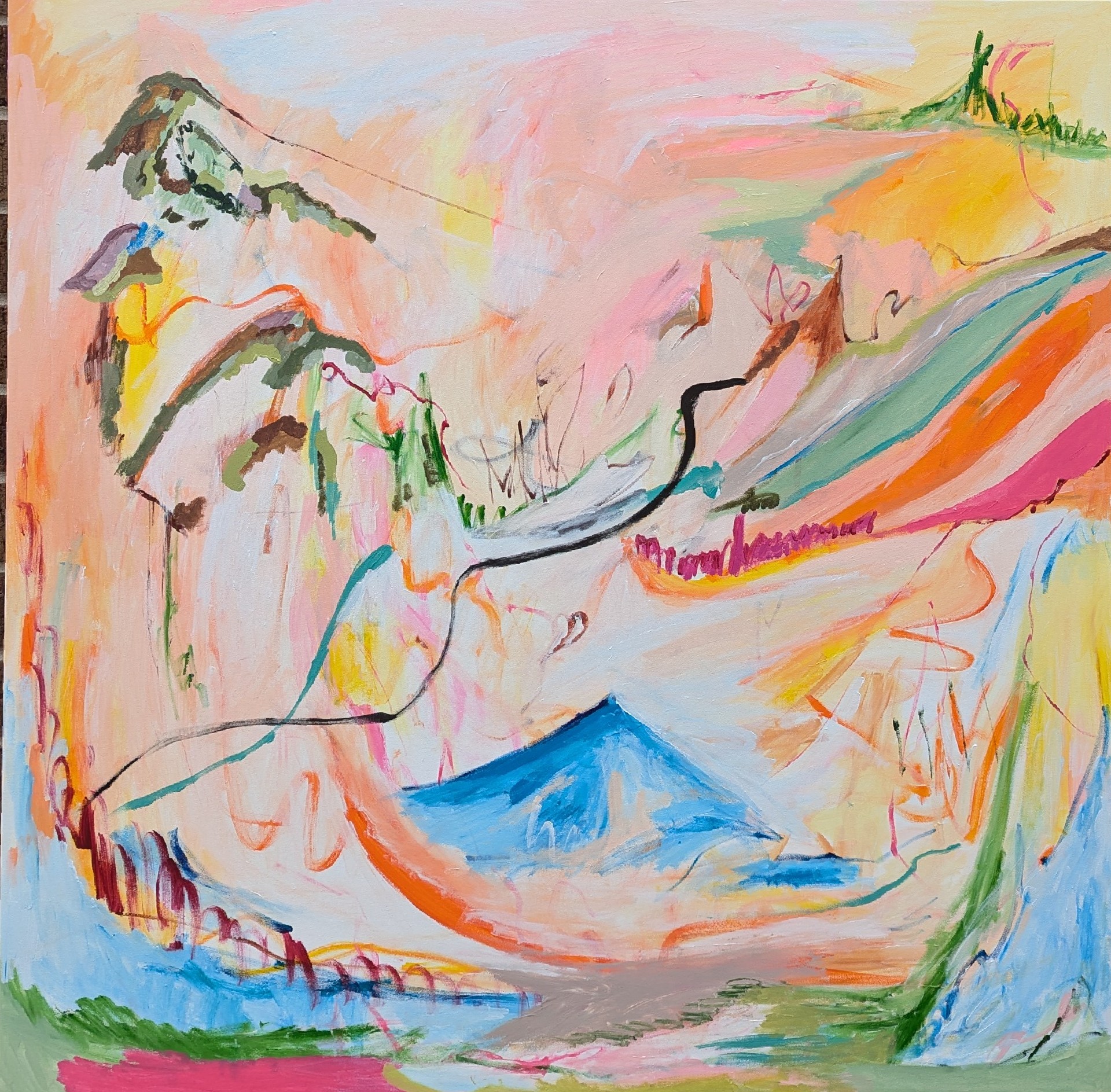 Summertime Fun Alpana Rai 100 X 100 Cm $1600 Ttg Aaf Melbourne 2024