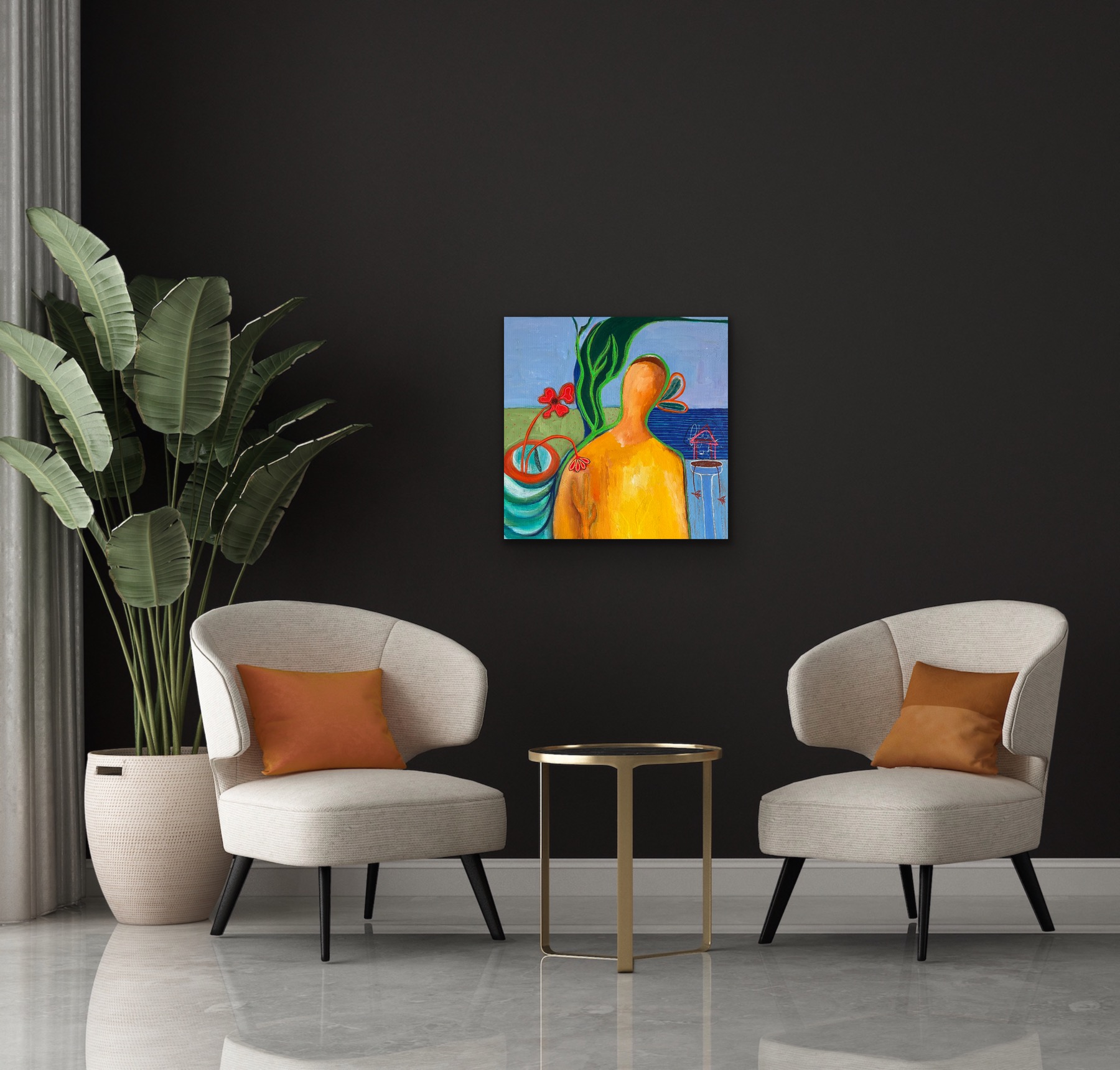 Once Upon A Time Insitu Dark Blue Wall