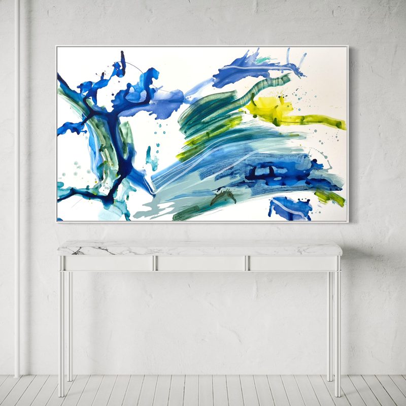 Tide Pool Blue – Framed