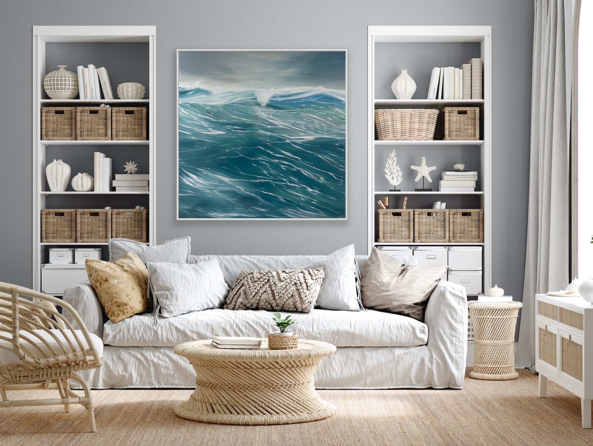 Lounge Room Art Alanah Jarvis Ocean Art