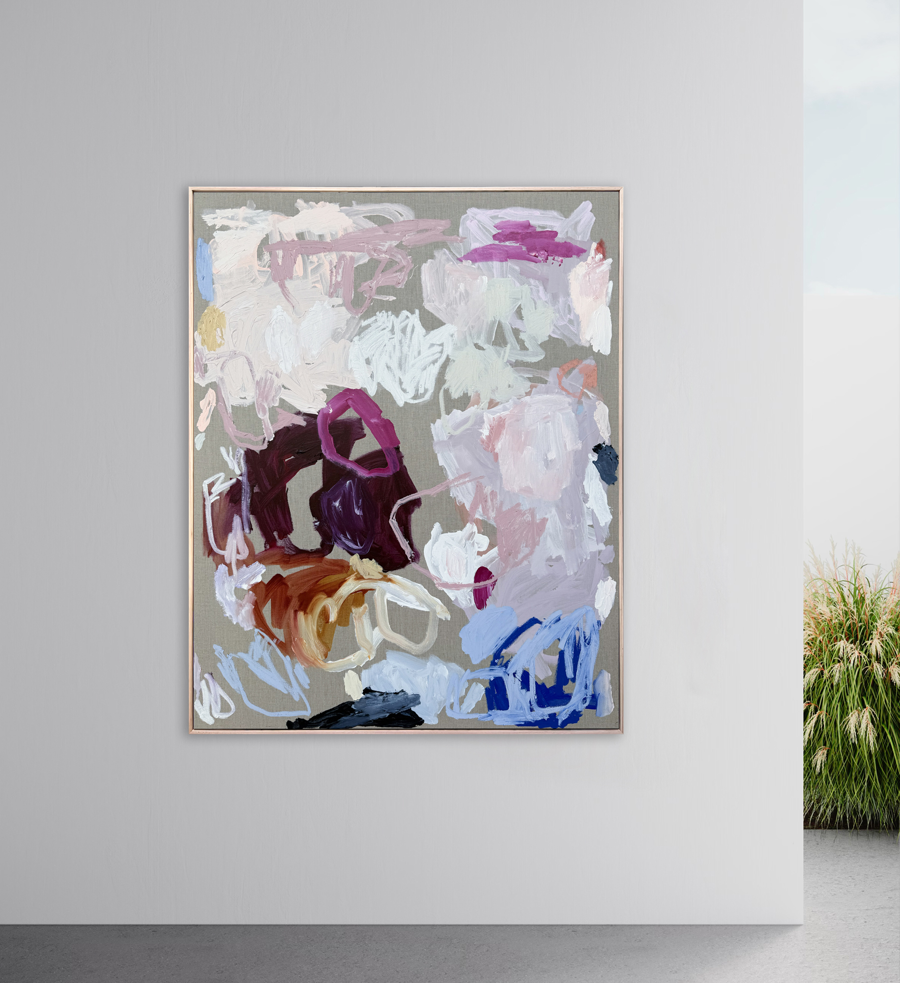 Pink Coral Rebecca Koerting Australian Contemporary Abstract