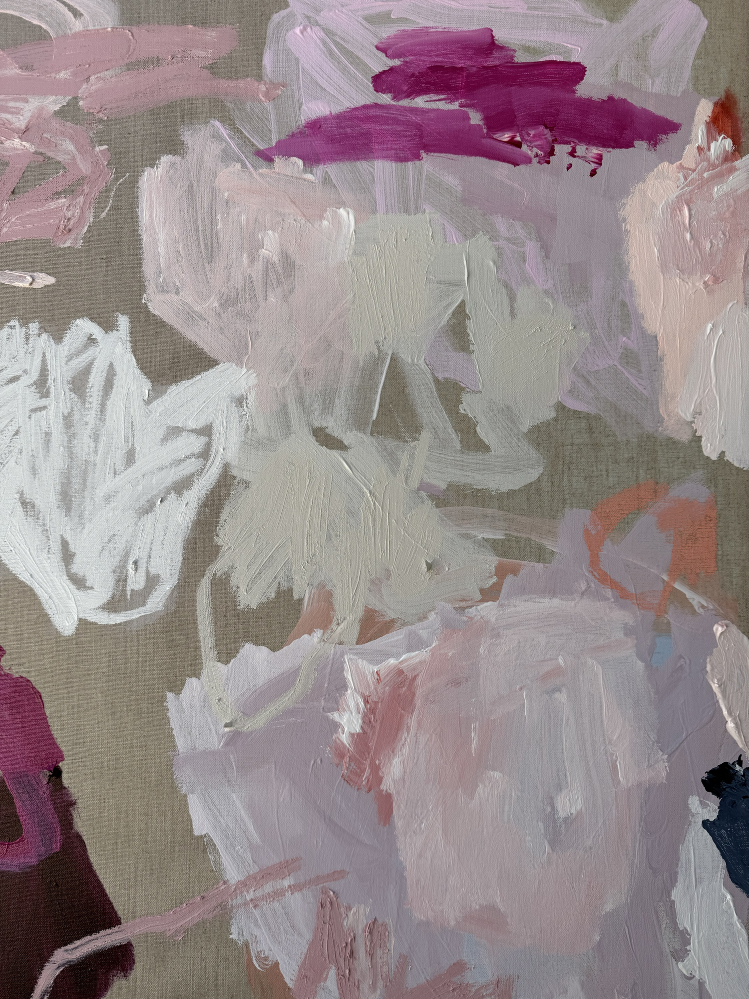 Australian Artist Rebecca Koerting Roll The Dice Abstract Painting 503 W